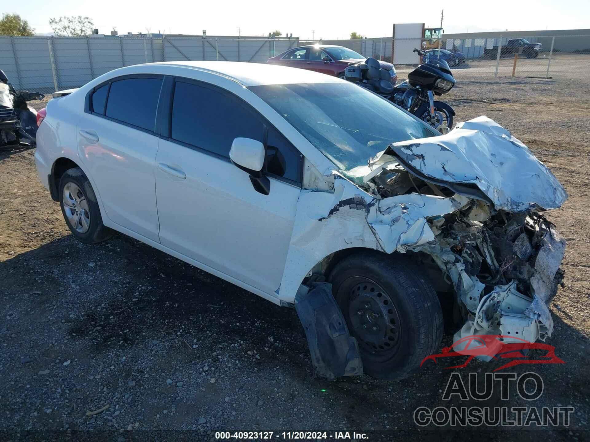HONDA CIVIC 2013 - 19XFB2F54DE231435