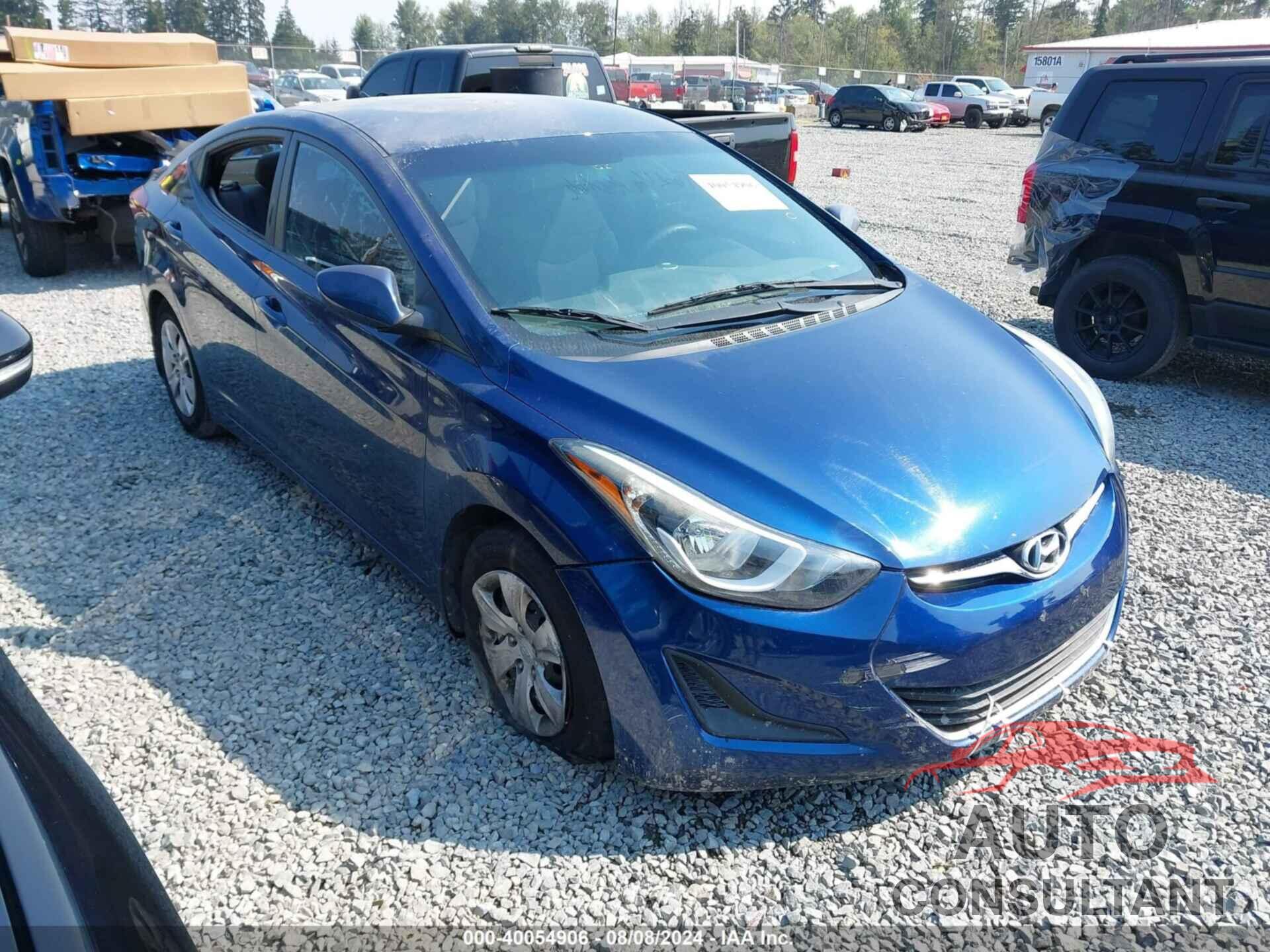HYUNDAI ELANTRA 2016 - 5NPDH4AEXGH682930