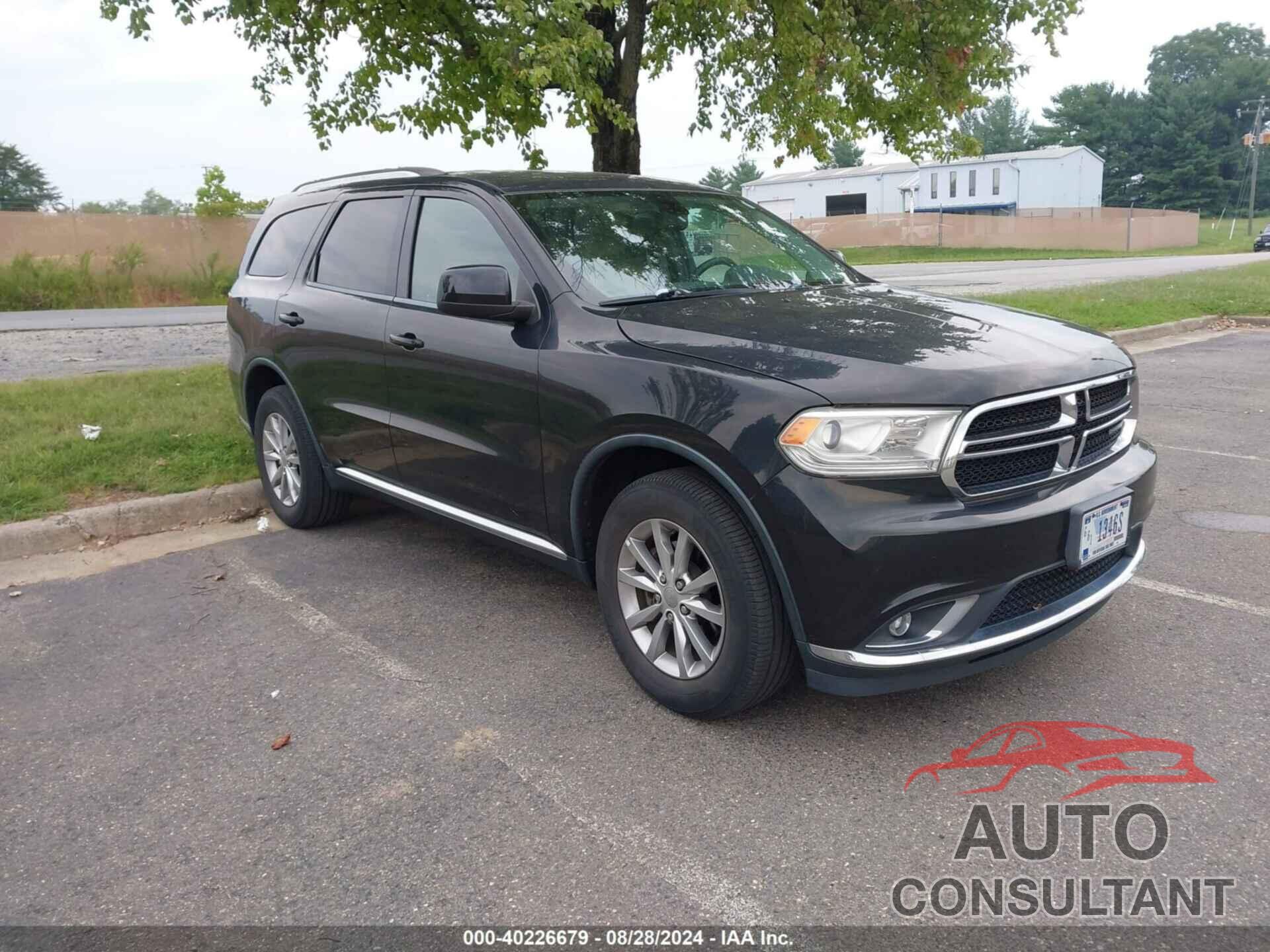 DODGE DURANGO 2016 - 1C4RDJAG3GC433043