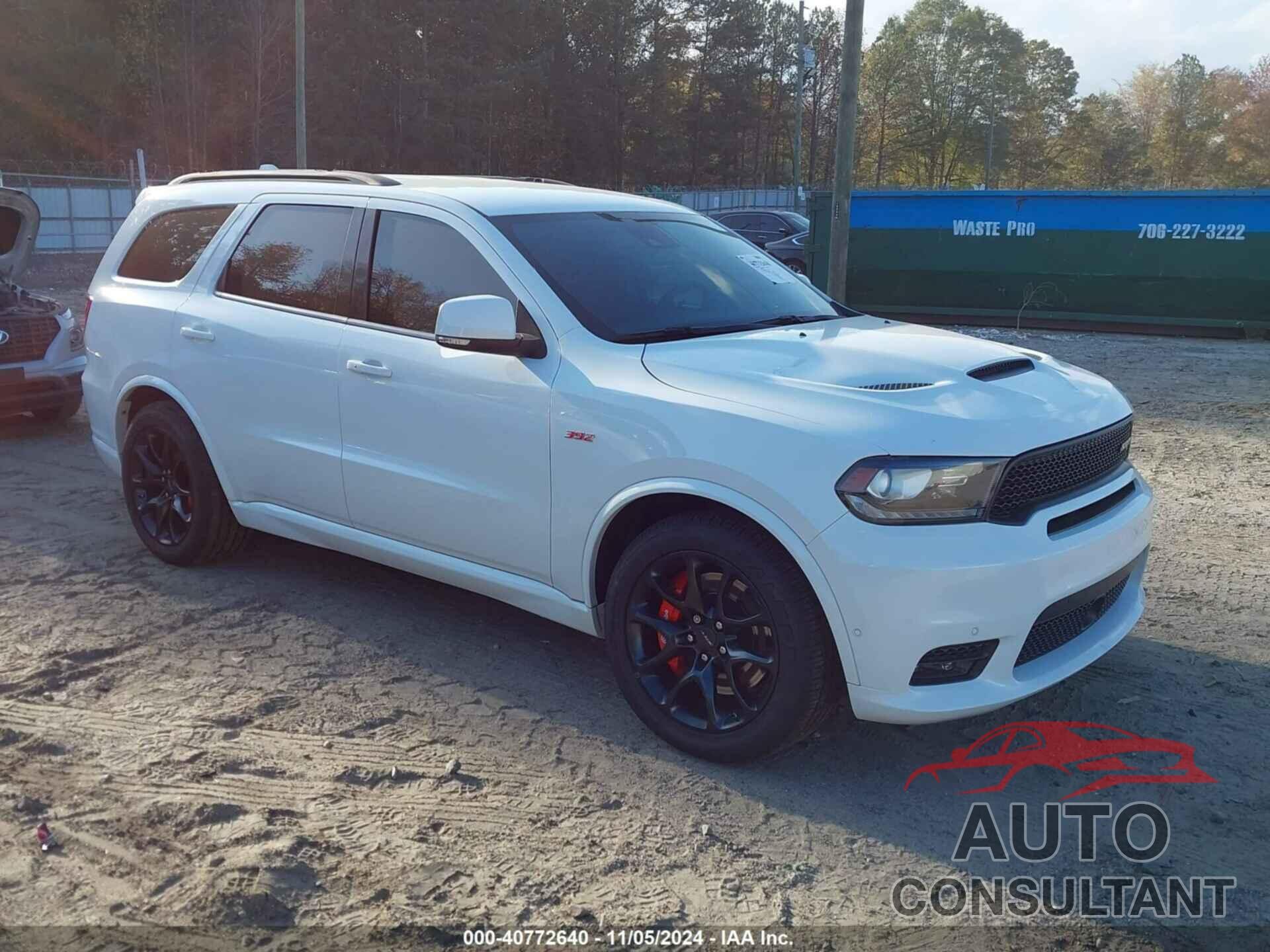 DODGE DURANGO 2018 - 1C4SDJGJ8JC146308