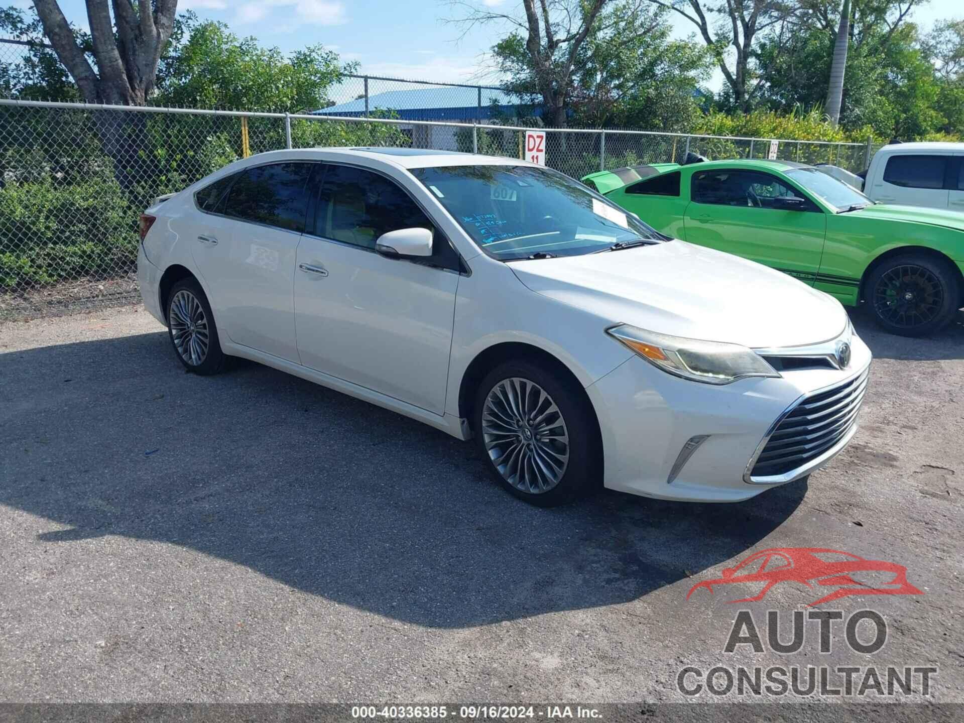 TOYOTA AVALON 2017 - 4T1BK1EB4HU264745