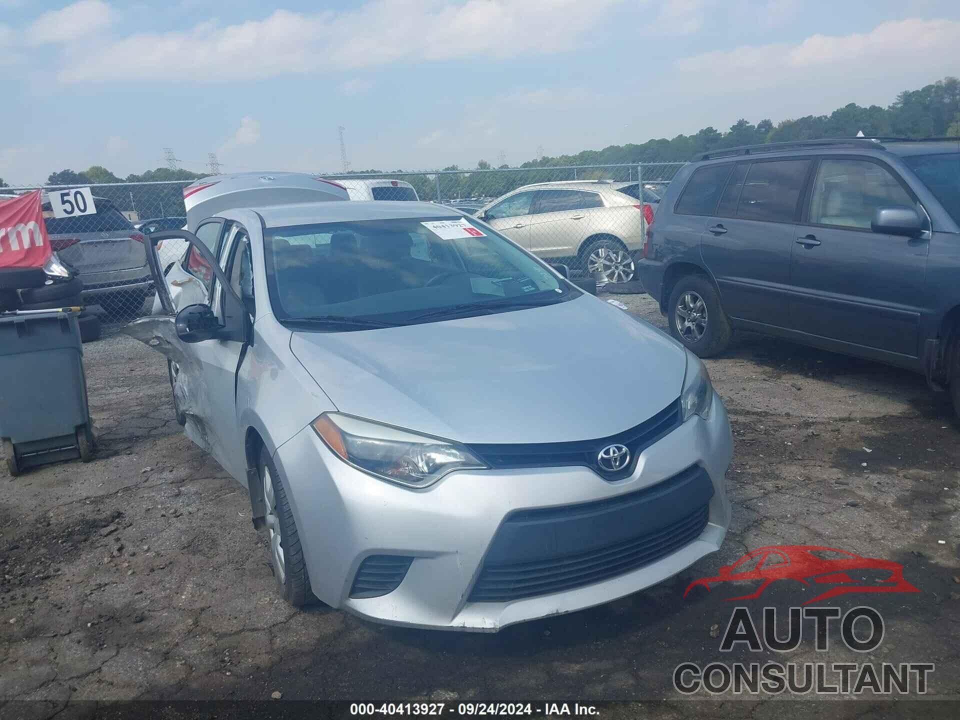 TOYOTA COROLLA 2014 - 2T1BURHE8EC227841