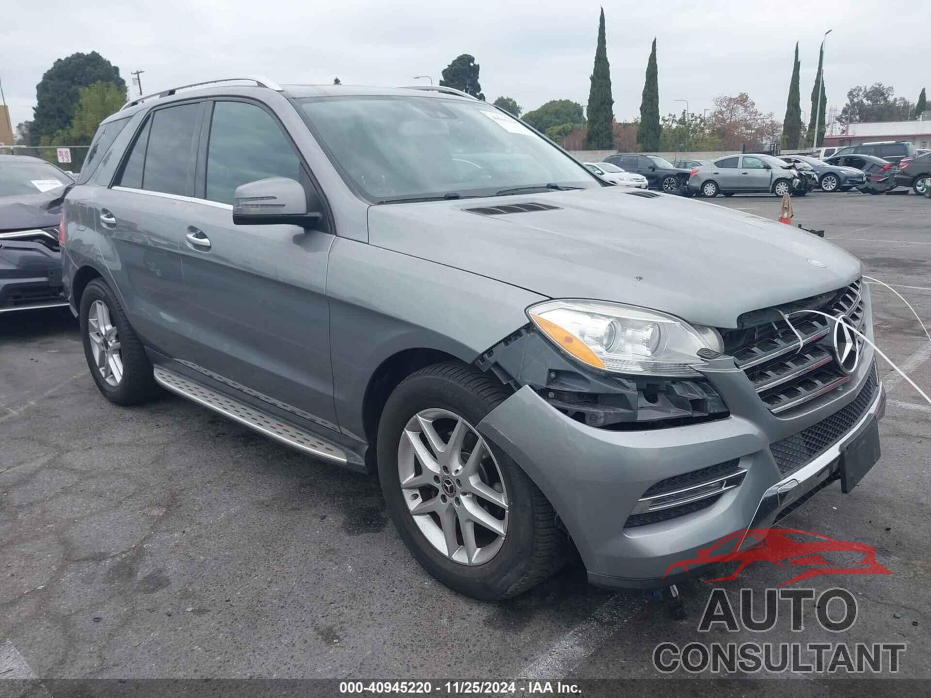MERCEDES-BENZ ML 350 BLUETEC 2014 - 4JGDA2EB1EA290458
