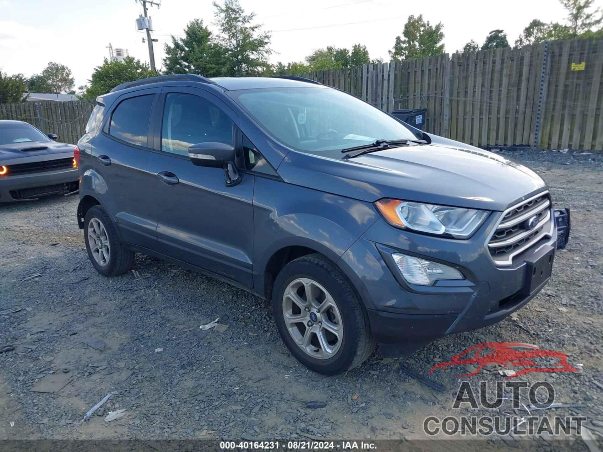 FORD ECOSPORT 2019 - MAJ3S2GE9KC268444