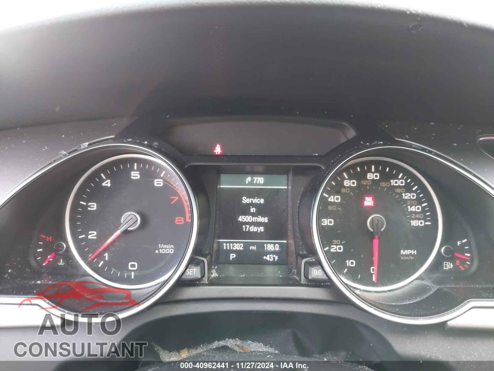 AUDI A5 2013 - WAUWFAFR6DA021534
