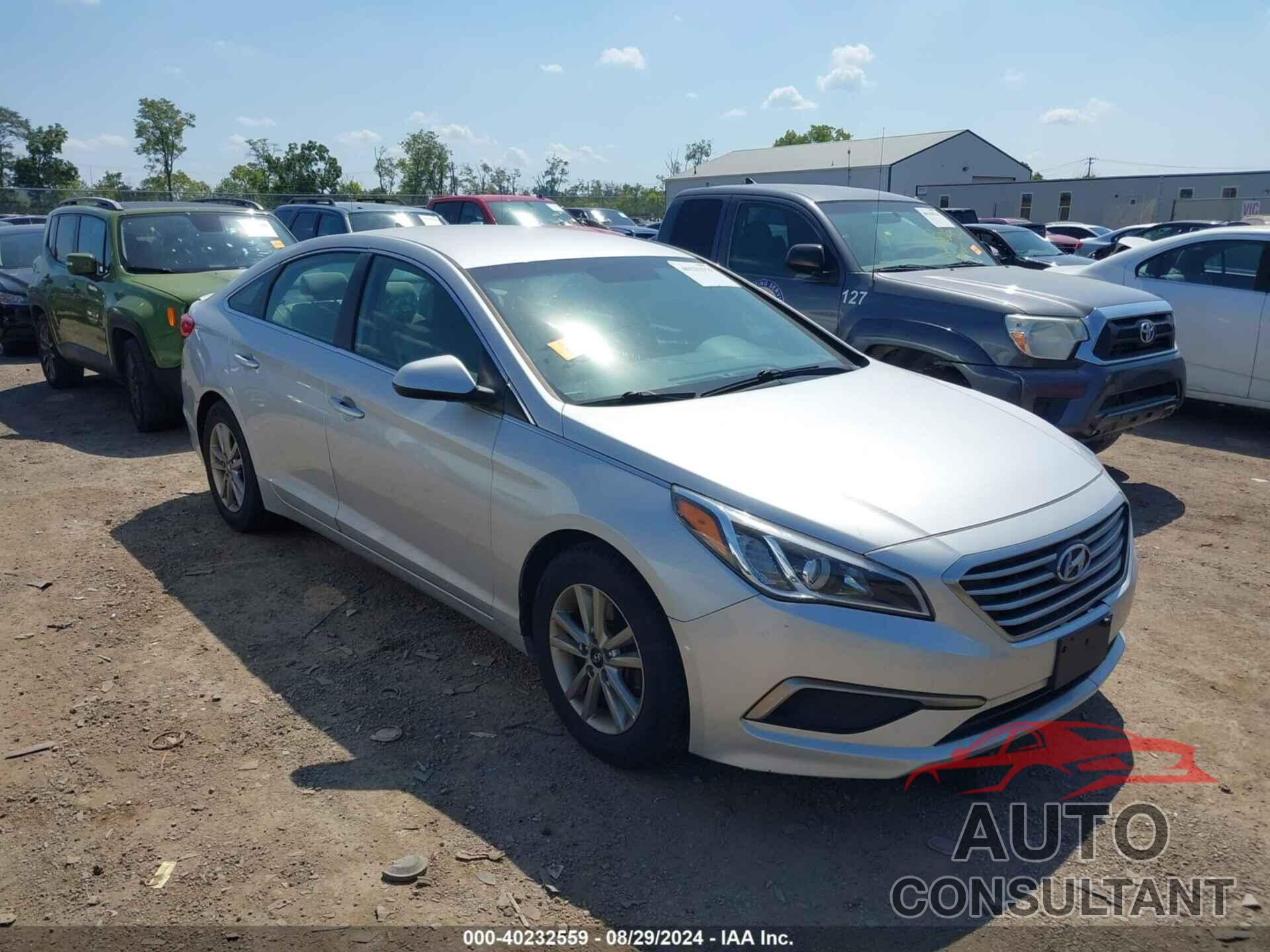 HYUNDAI SONATA 2016 - 5NPE24AFXGH333930