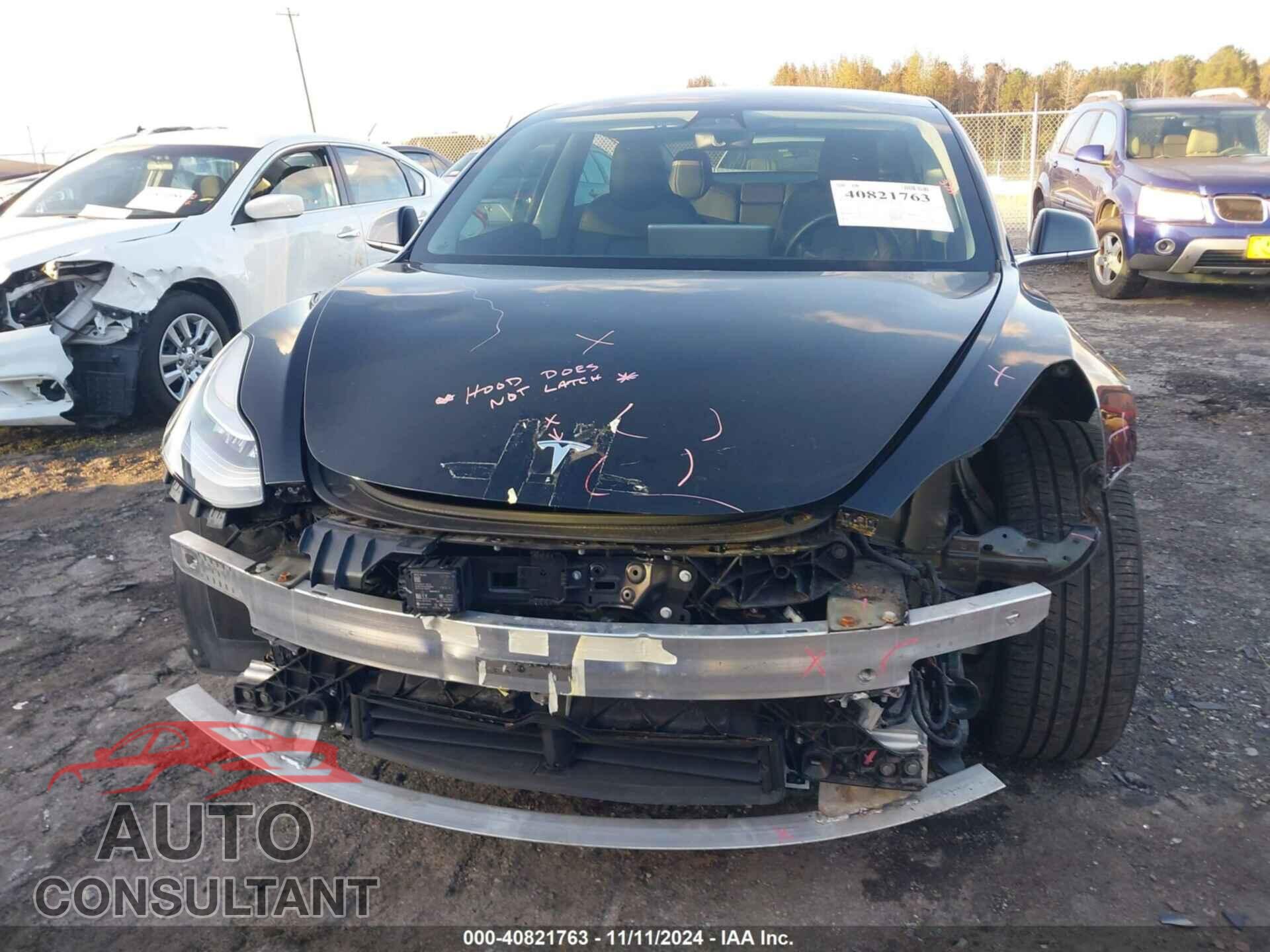 TESLA MODEL 3 2019 - 5YJ3E1EB9KF438406