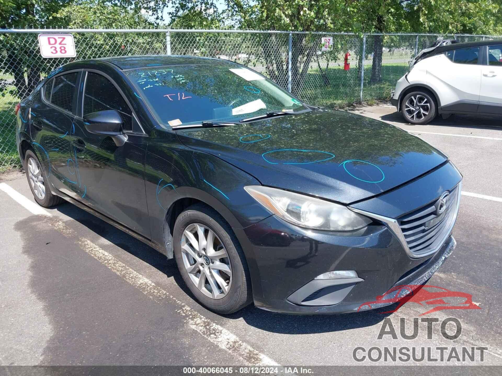 MAZDA MAZDA3 2016 - JM1BM1U72G1336733