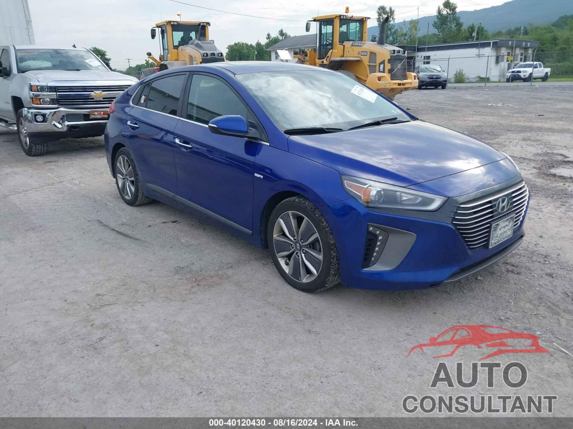 HYUNDAI IONIQ HYBRID 2019 - KMHC05LC7KU136598