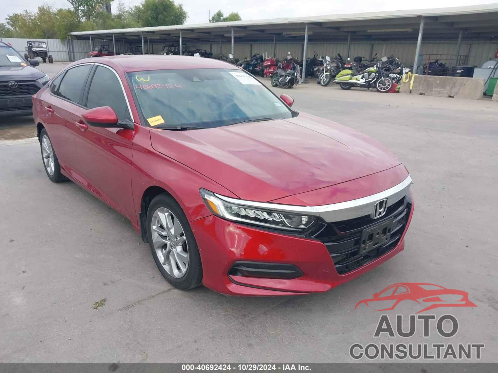 HONDA ACCORD 2018 - 1HGCV1F12JA143100