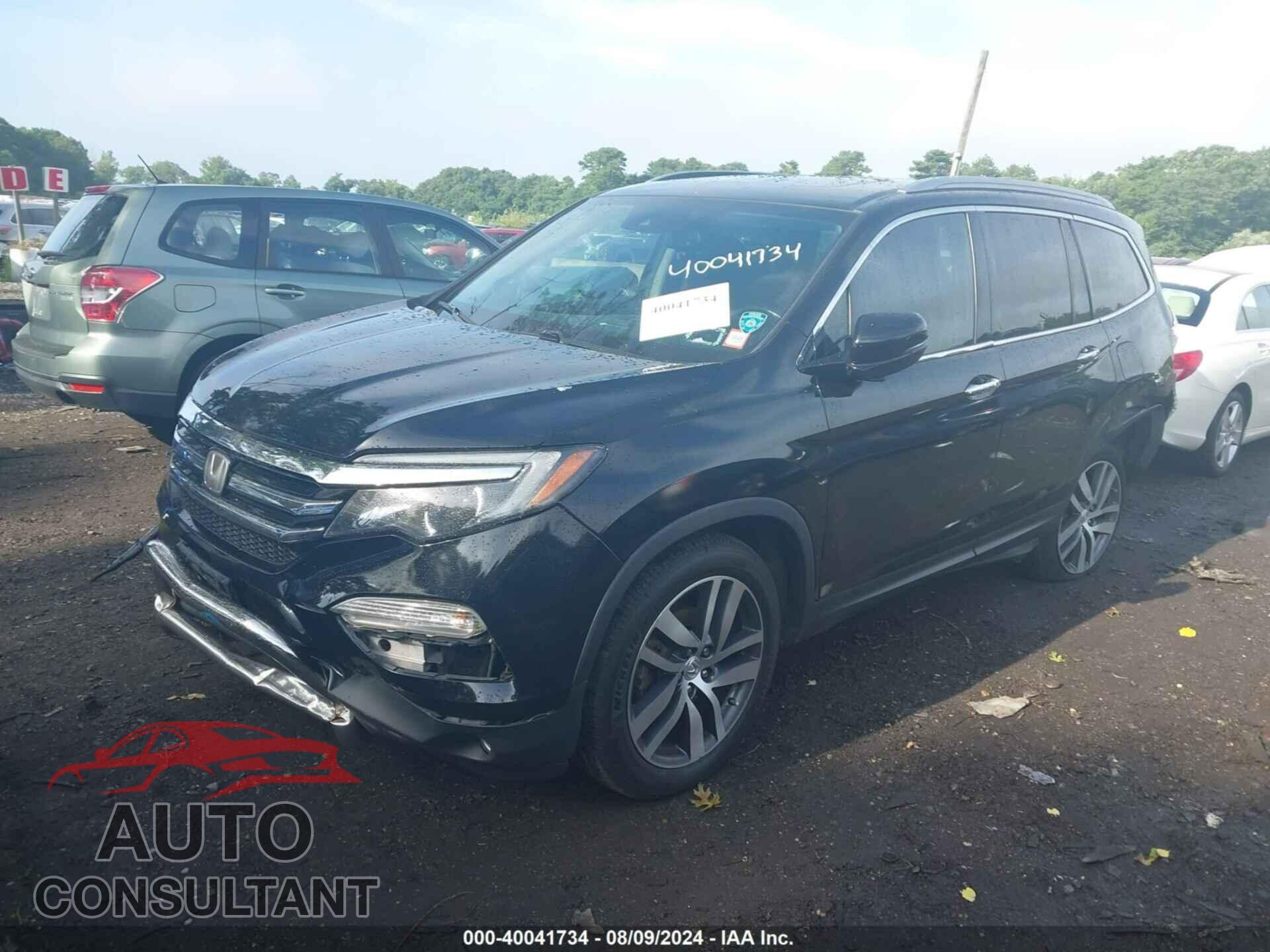 HONDA PILOT 2017 - 5FNYF6H90HB065189