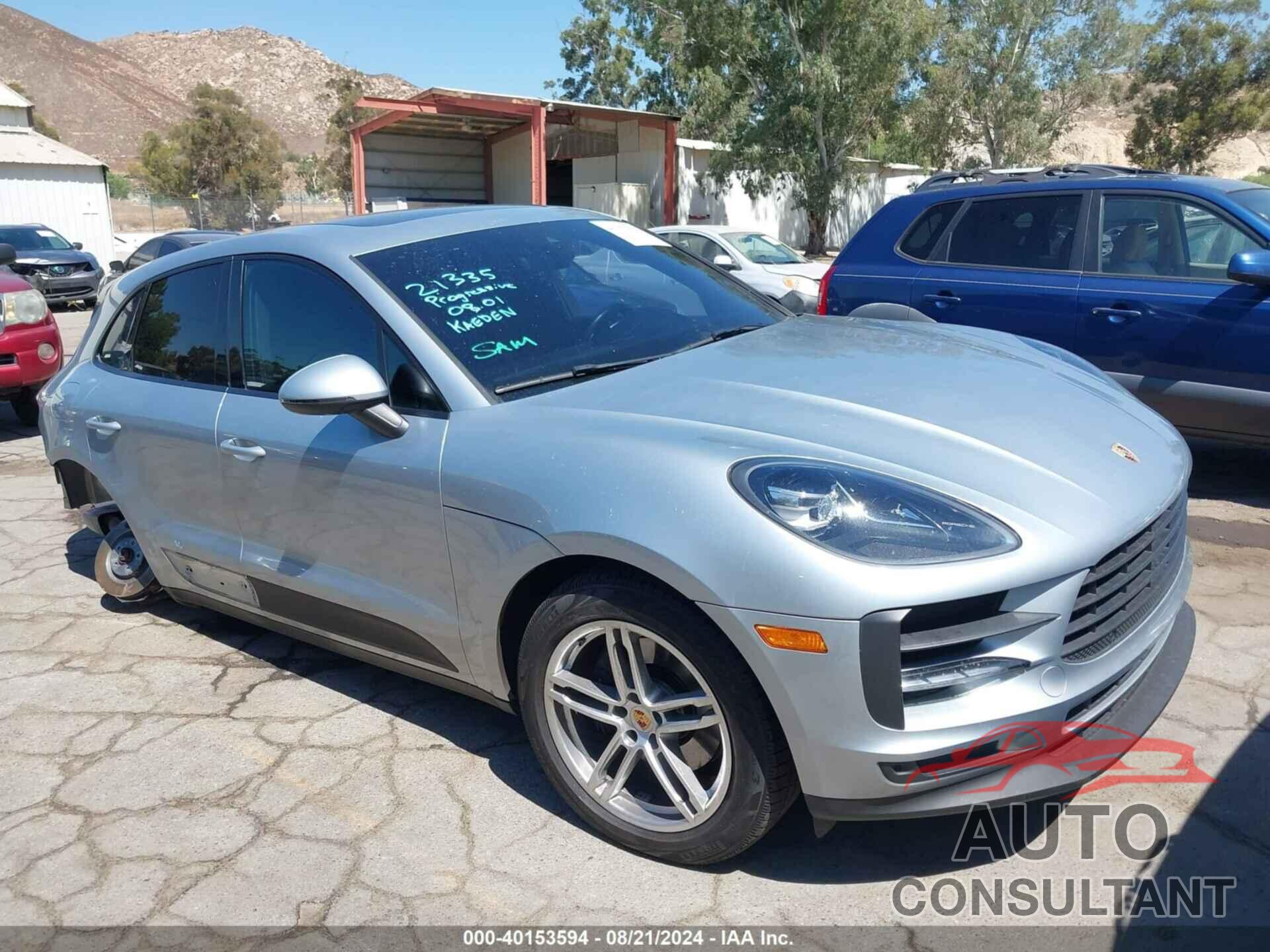 PORSCHE MACAN 2020 - WP1AA2A57LLB01481