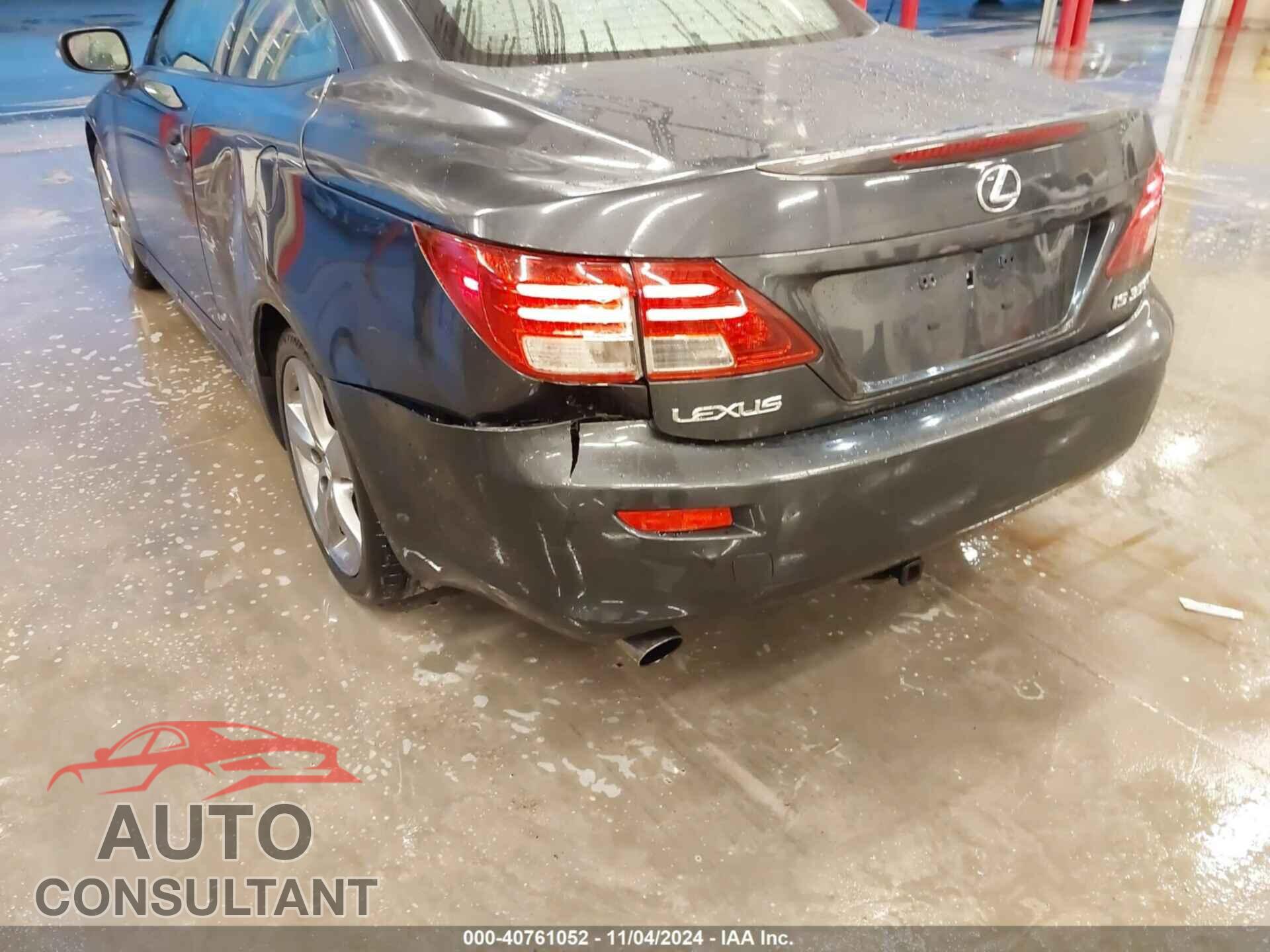 LEXUS IS 350C 2010 - JTHFE2C24A2503099