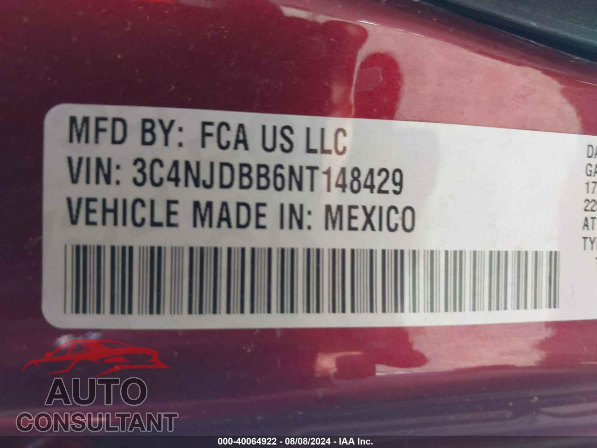 JEEP COMPASS 2022 - 3C4NJDBB6NT148429