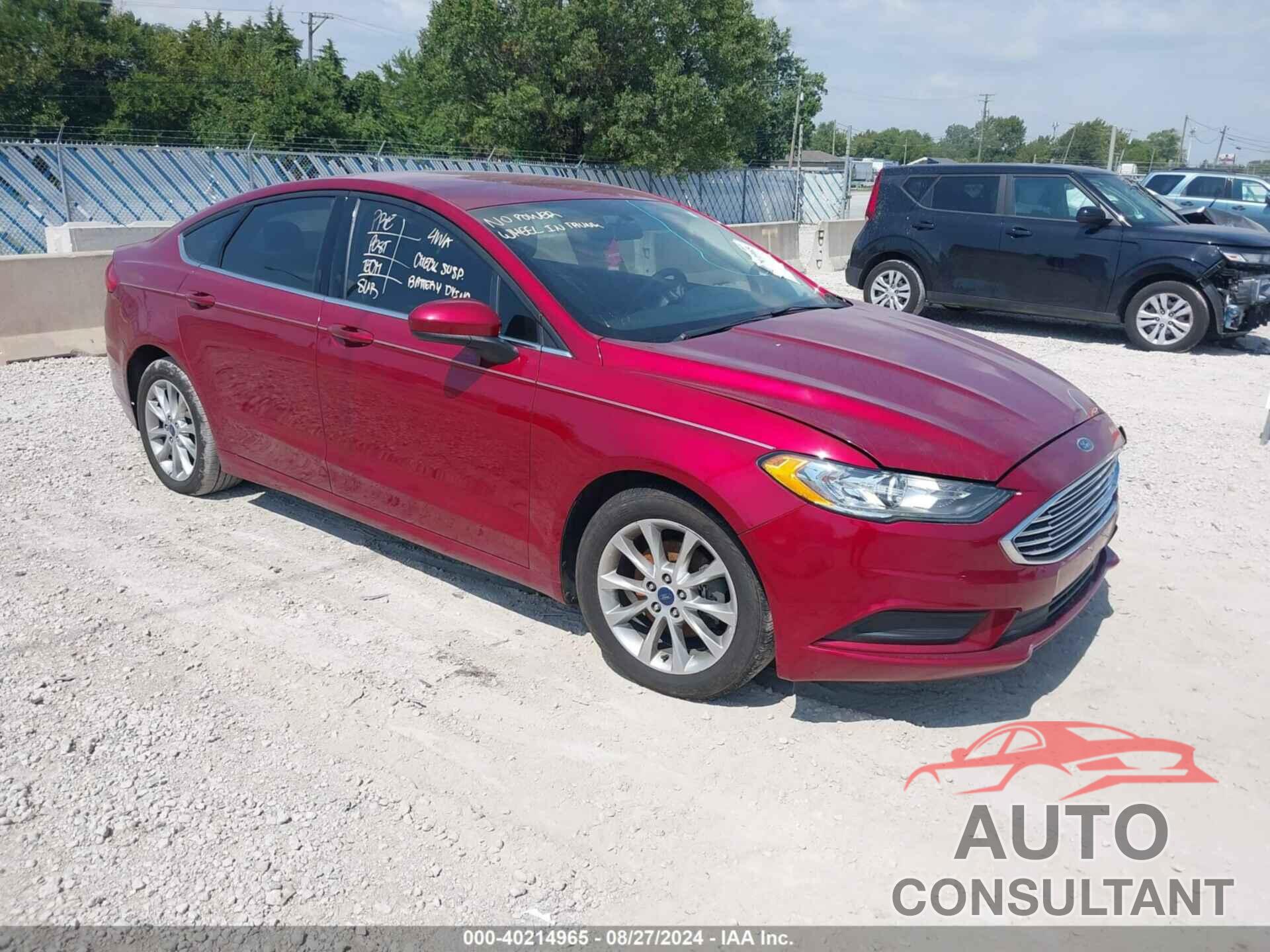 FORD FUSION 2017 - 3FA6P0HD0HR272143