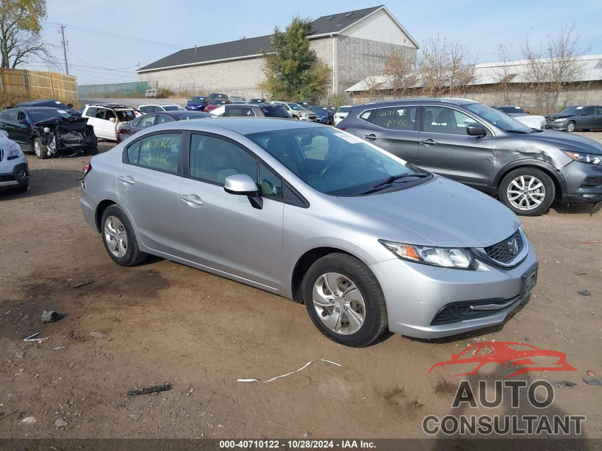HONDA CIVIC 2013 - 19XFB2F56DE085202