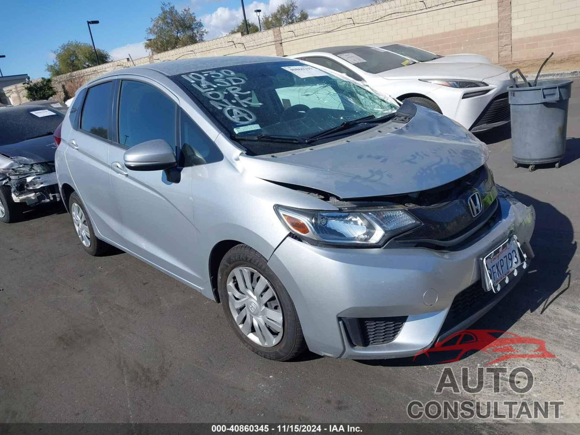 HONDA FIT 2015 - 3HGGK5H54FM773972