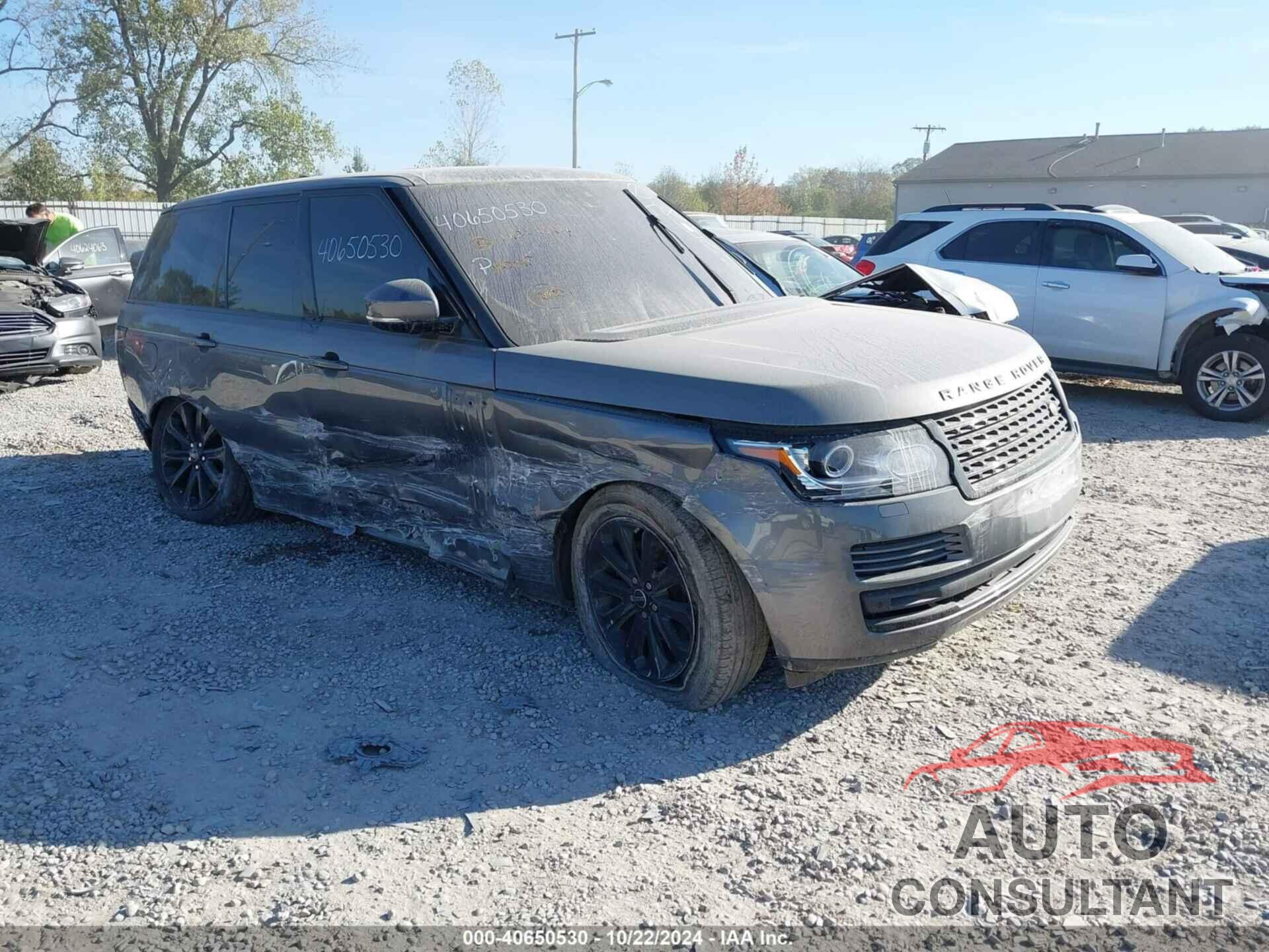 LAND ROVER RANGE ROVER 2017 - SALGR2FKXHA337590