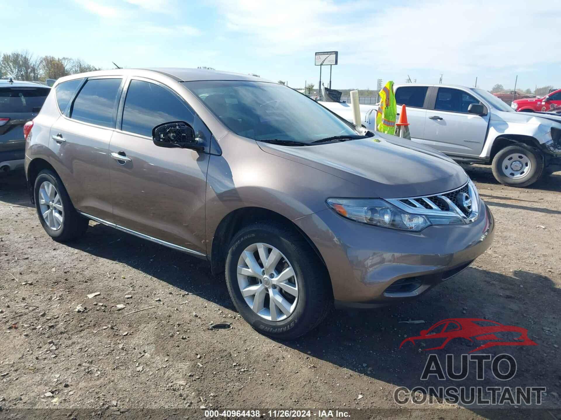 NISSAN MURANO 2011 - JN8AZ1MUXBW066296