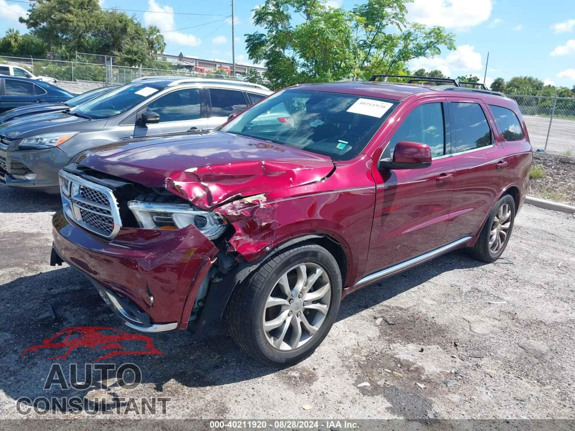 DODGE DURANGO 2017 - 1C4RDHAG5HC805542