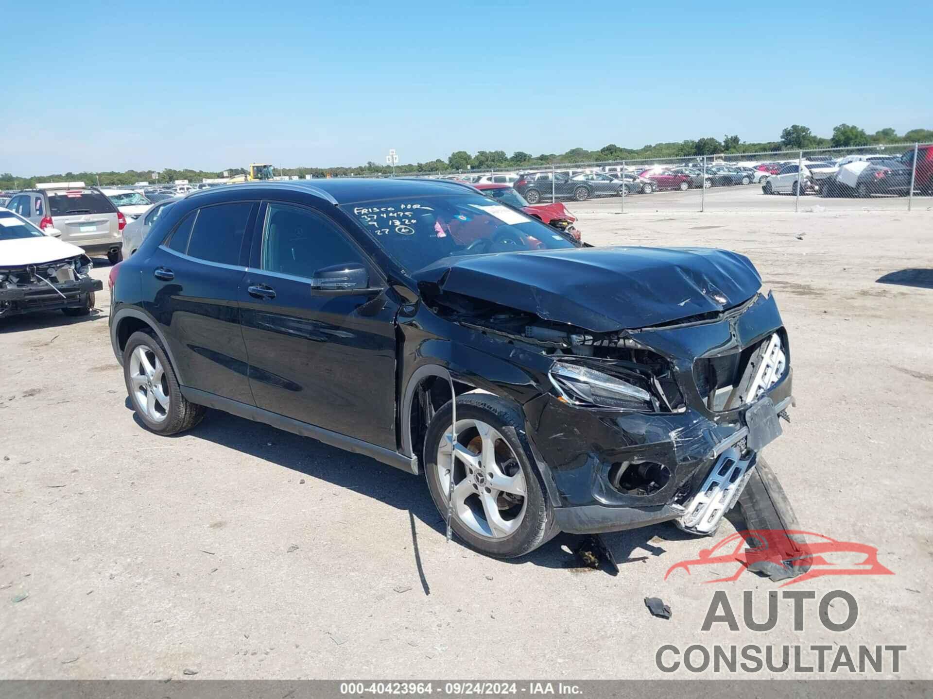 MERCEDES-BENZ GLA 250 2018 - WDCTG4GB3JJ438265