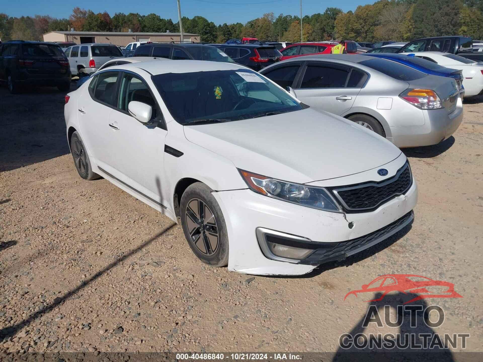 KIA OPTIMA HYBRID 2011 - KNAGM4AD6B5003998