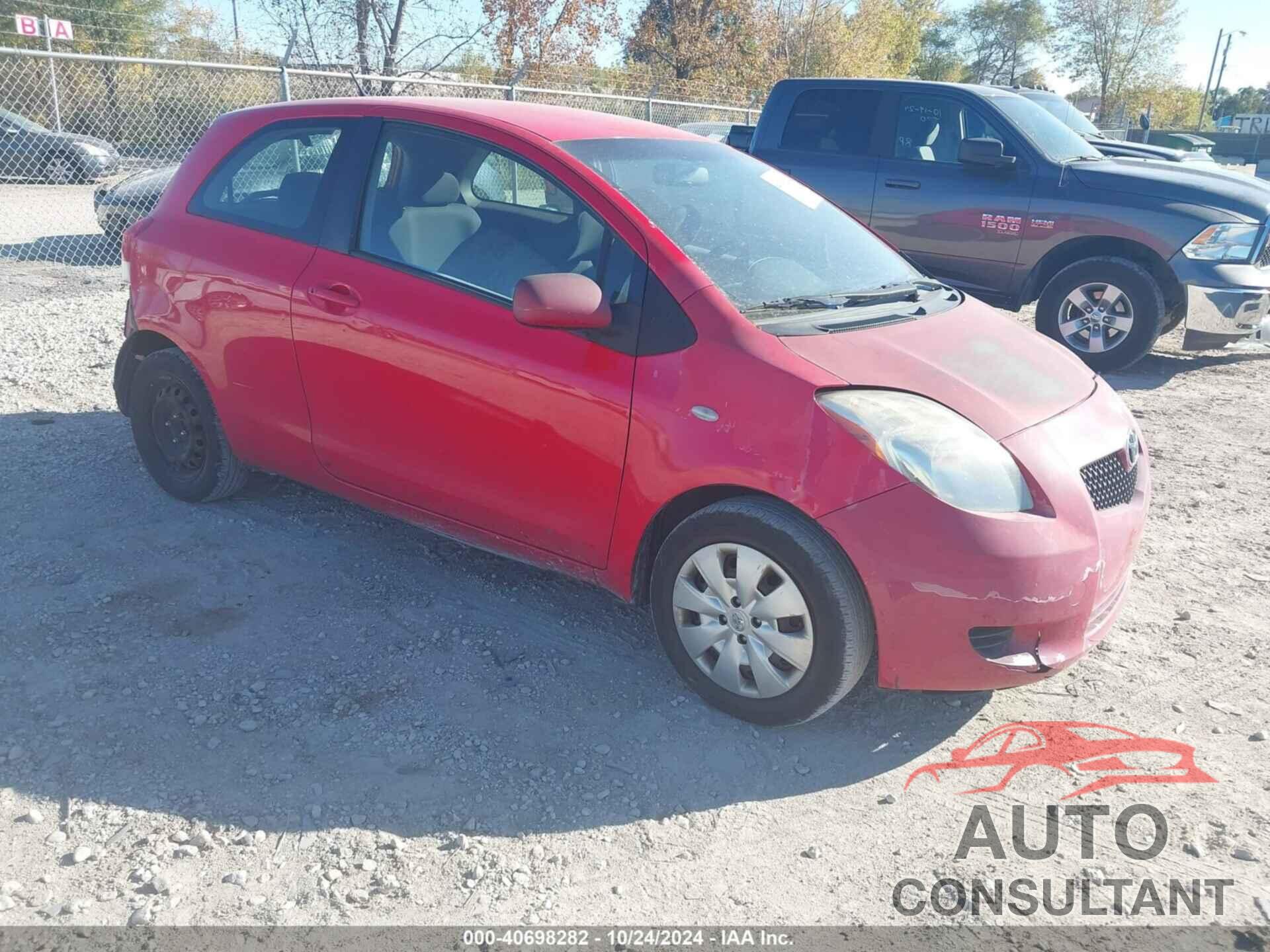 TOYOTA YARIS 2009 - JTDJT903395240797