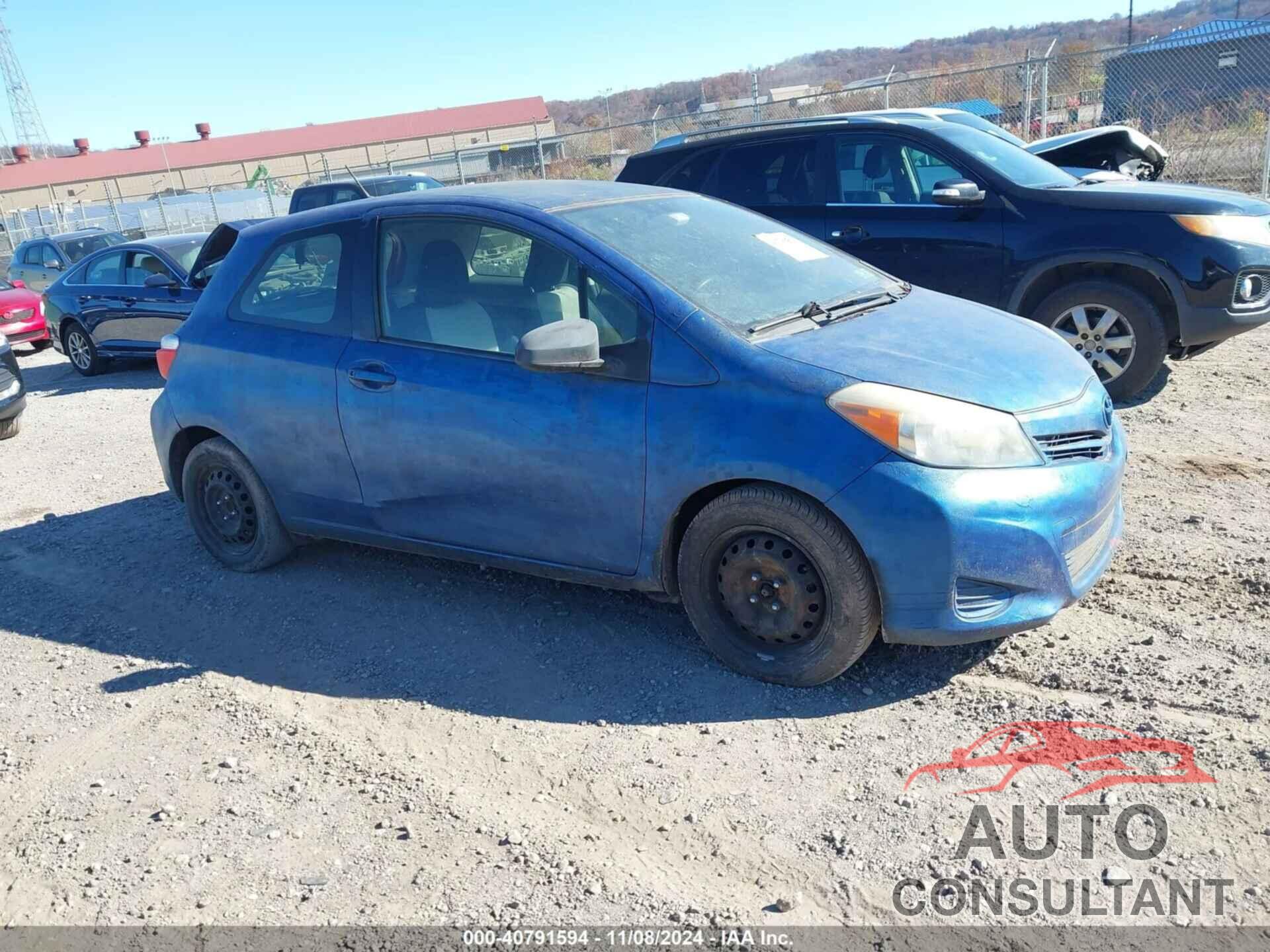 TOYOTA YARIS 2012 - JTDJTUD37CD518112