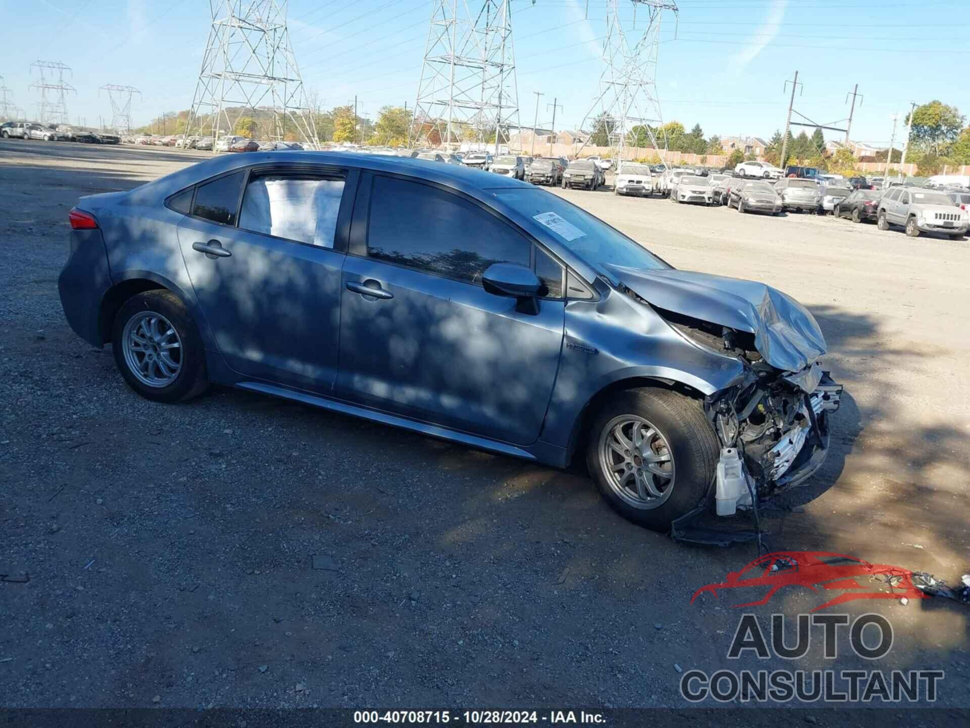TOYOTA COROLLA 2021 - JTDEAMDE1MJ015560