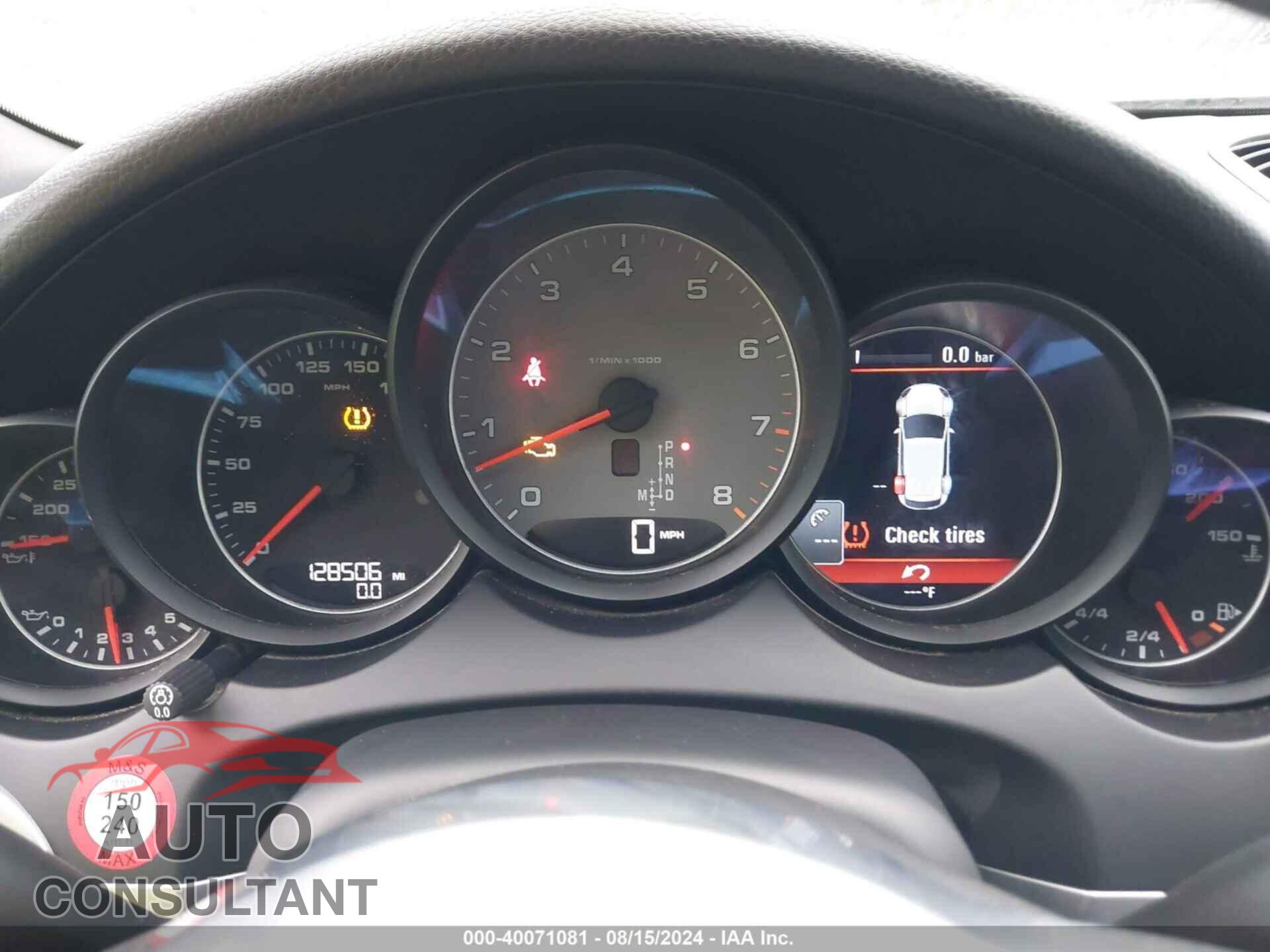 PORSCHE CAYENNE 2016 - WP1AB2A22GLA94576