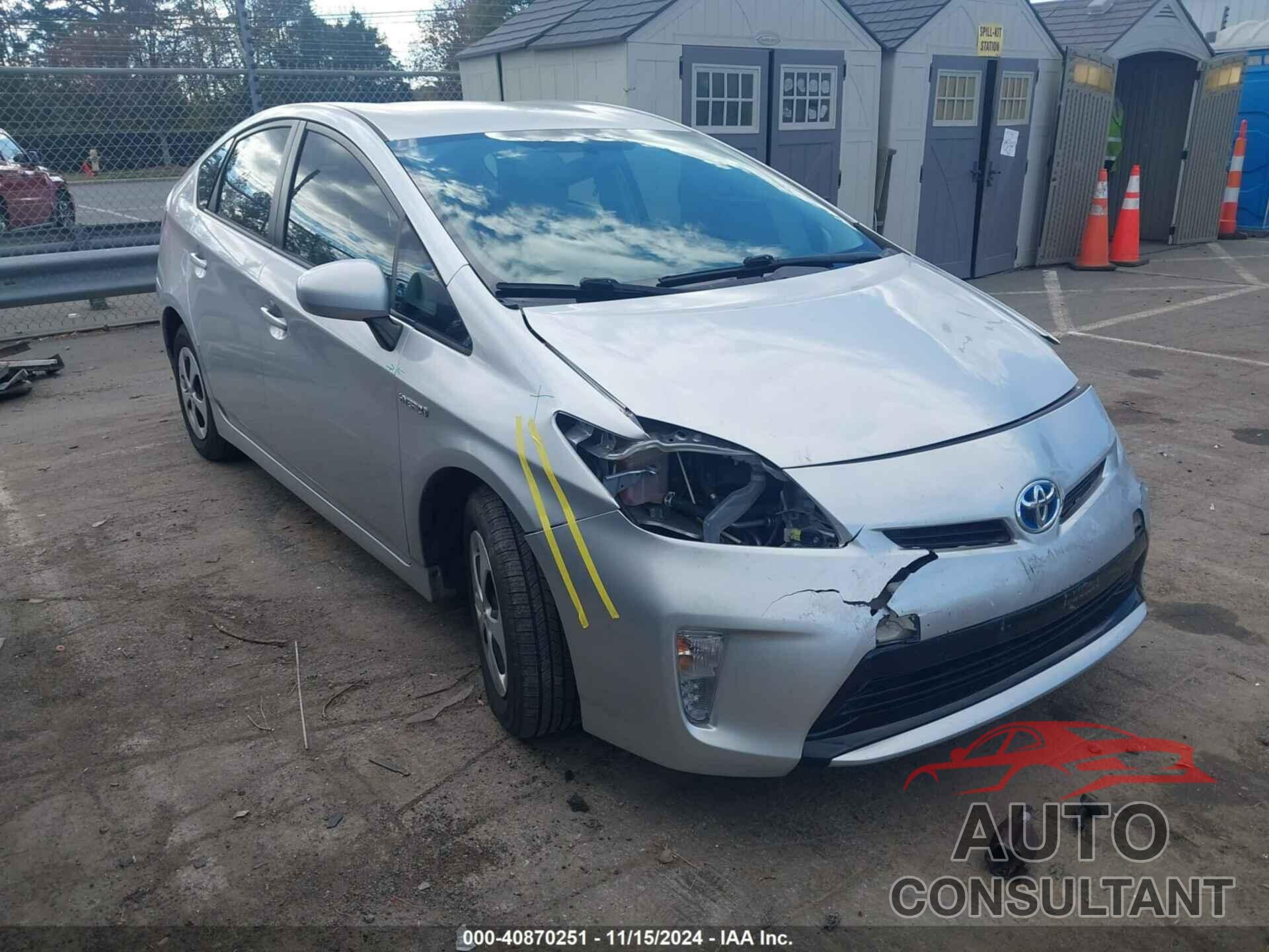 TOYOTA PRIUS 2012 - JTDKN3DU5C5388908