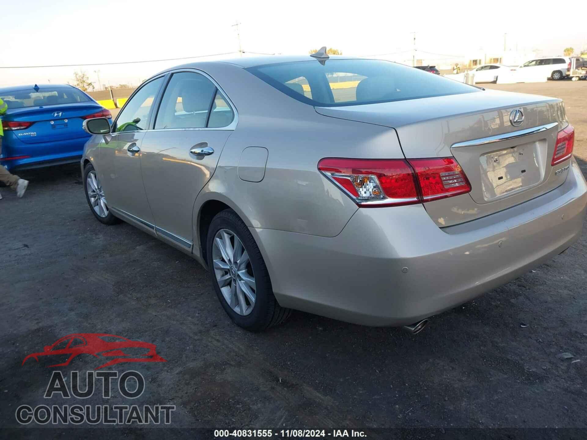 LEXUS ES 350 2011 - JTHBK1EG7B2471096