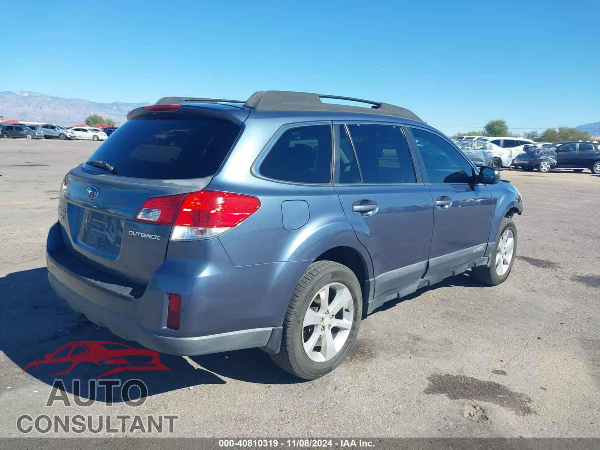 SUBARU OUTBACK 2013 - 4S4BRCCC4D3283668