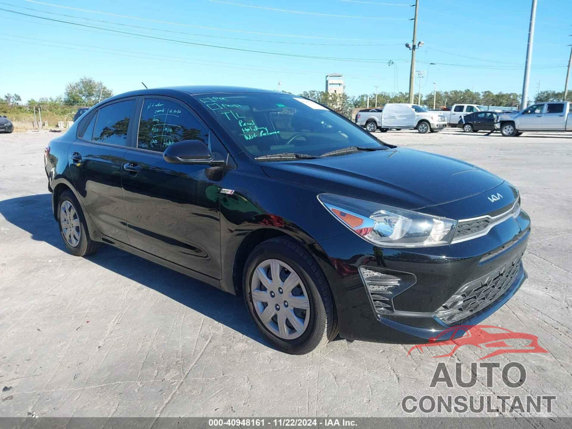 KIA RIO 2022 - 3KPA24AD8NE432437