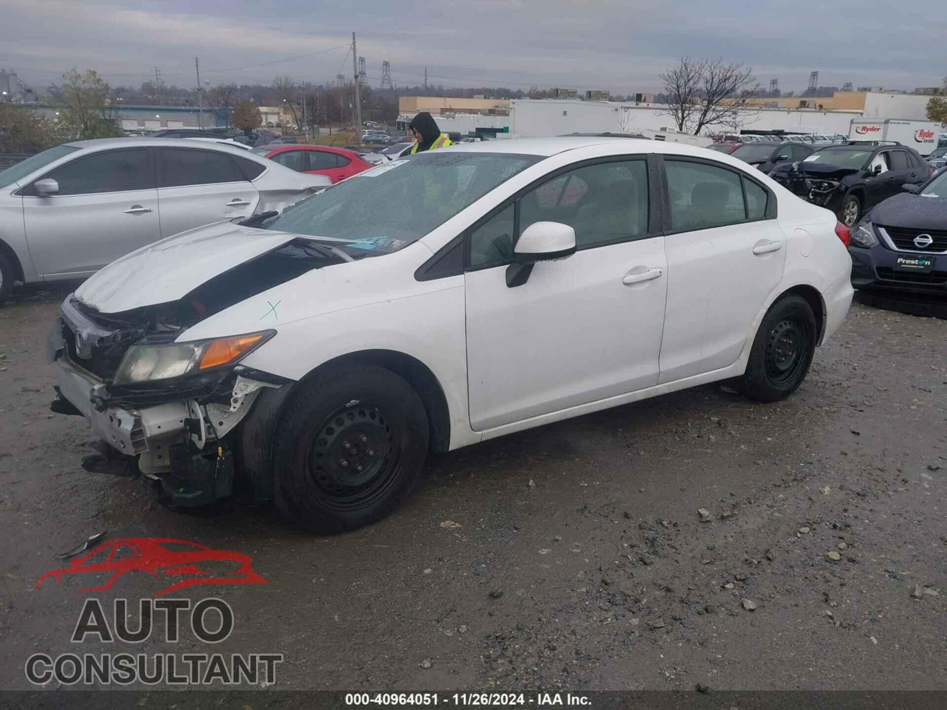 HONDA CIVIC 2012 - 19XFB2F52CE377430