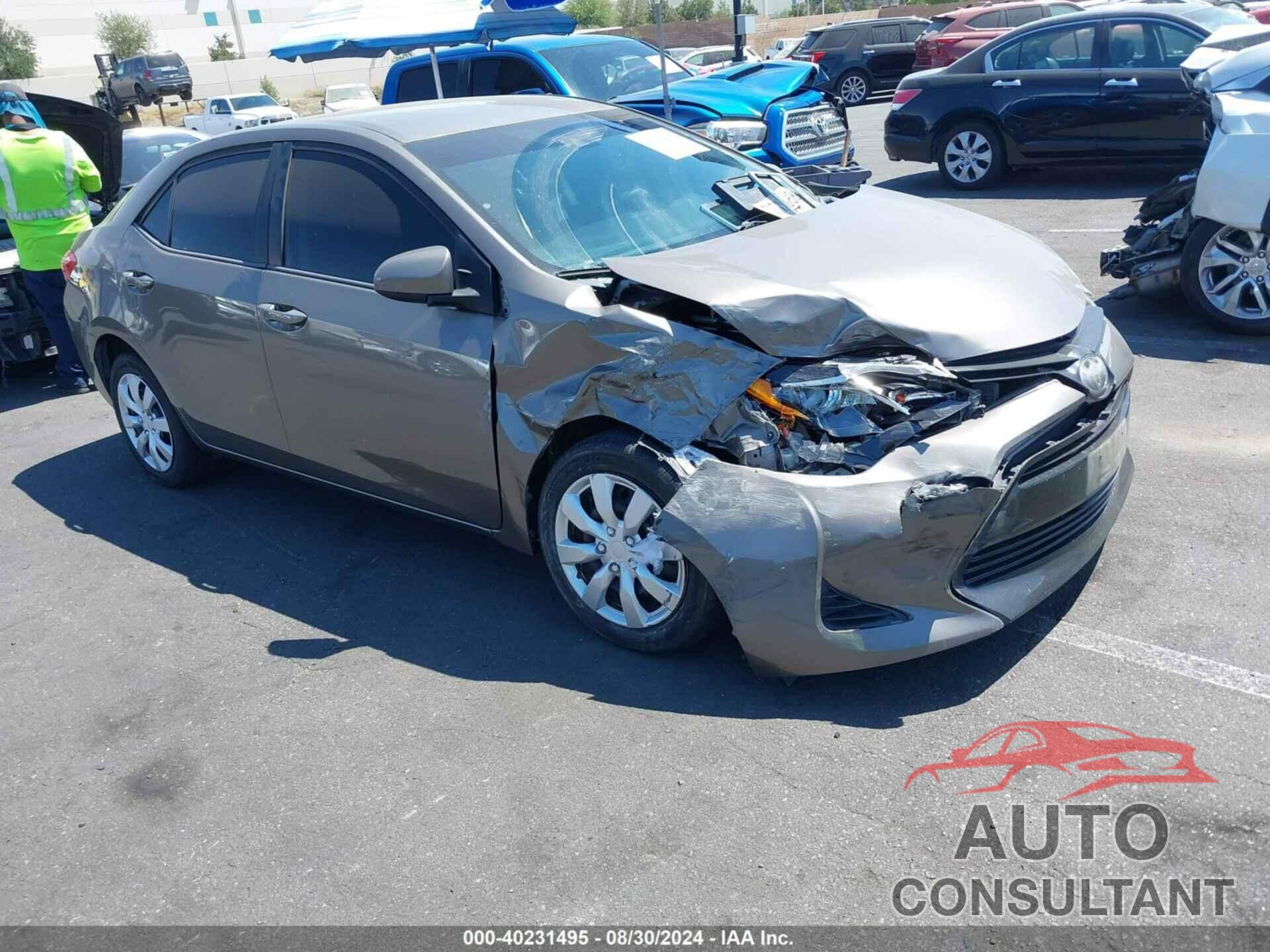 TOYOTA COROLLA 2019 - 2T1BURHE3KC232697