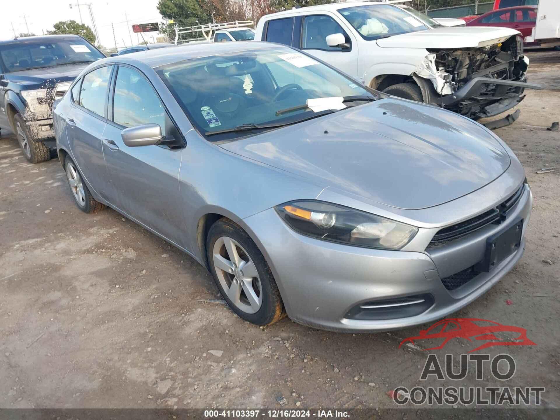 DODGE DART 2015 - 1C3CDFBB5FD405490