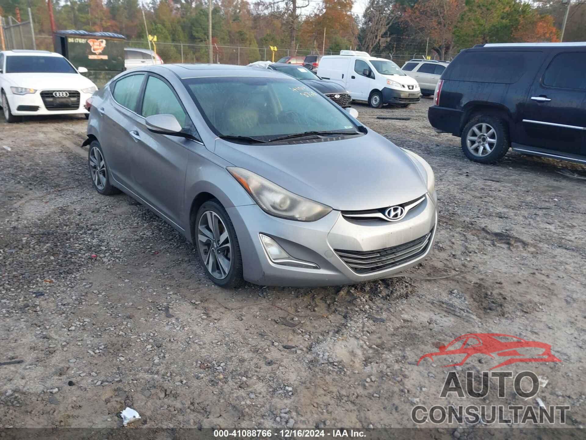 HYUNDAI ELANTRA 2014 - KMHDH4AE7EU080193