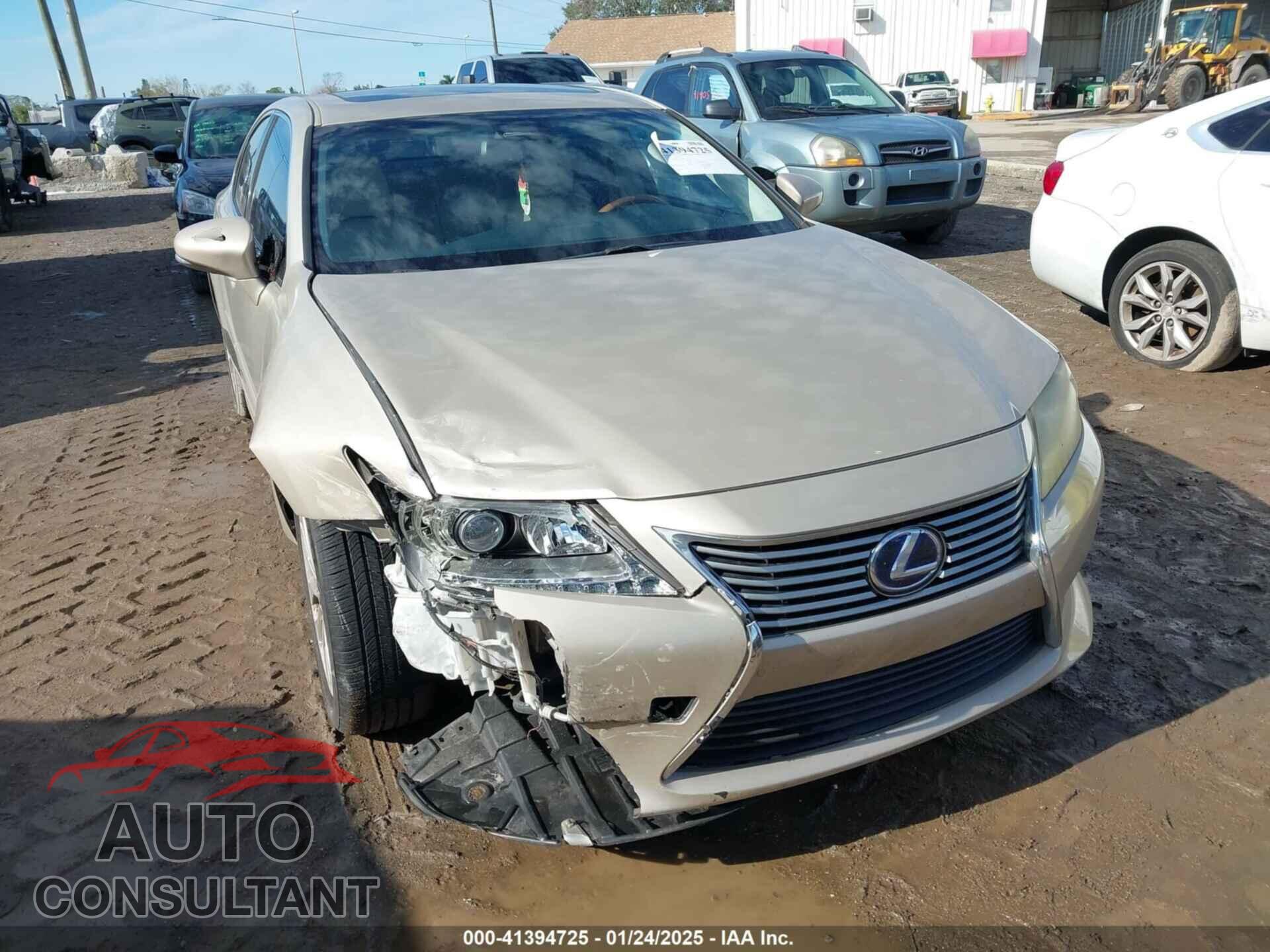 LEXUS ES 300H 2013 - JTHBW1GG3D2017481