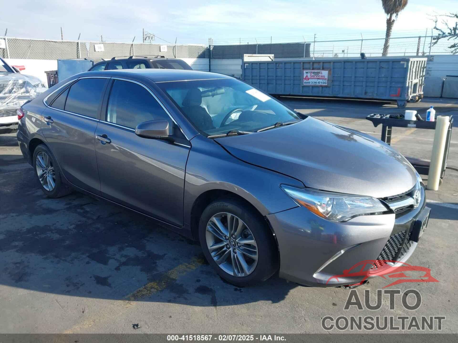 TOYOTA CAMRY 2017 - 4T1BF1FK7HU410915