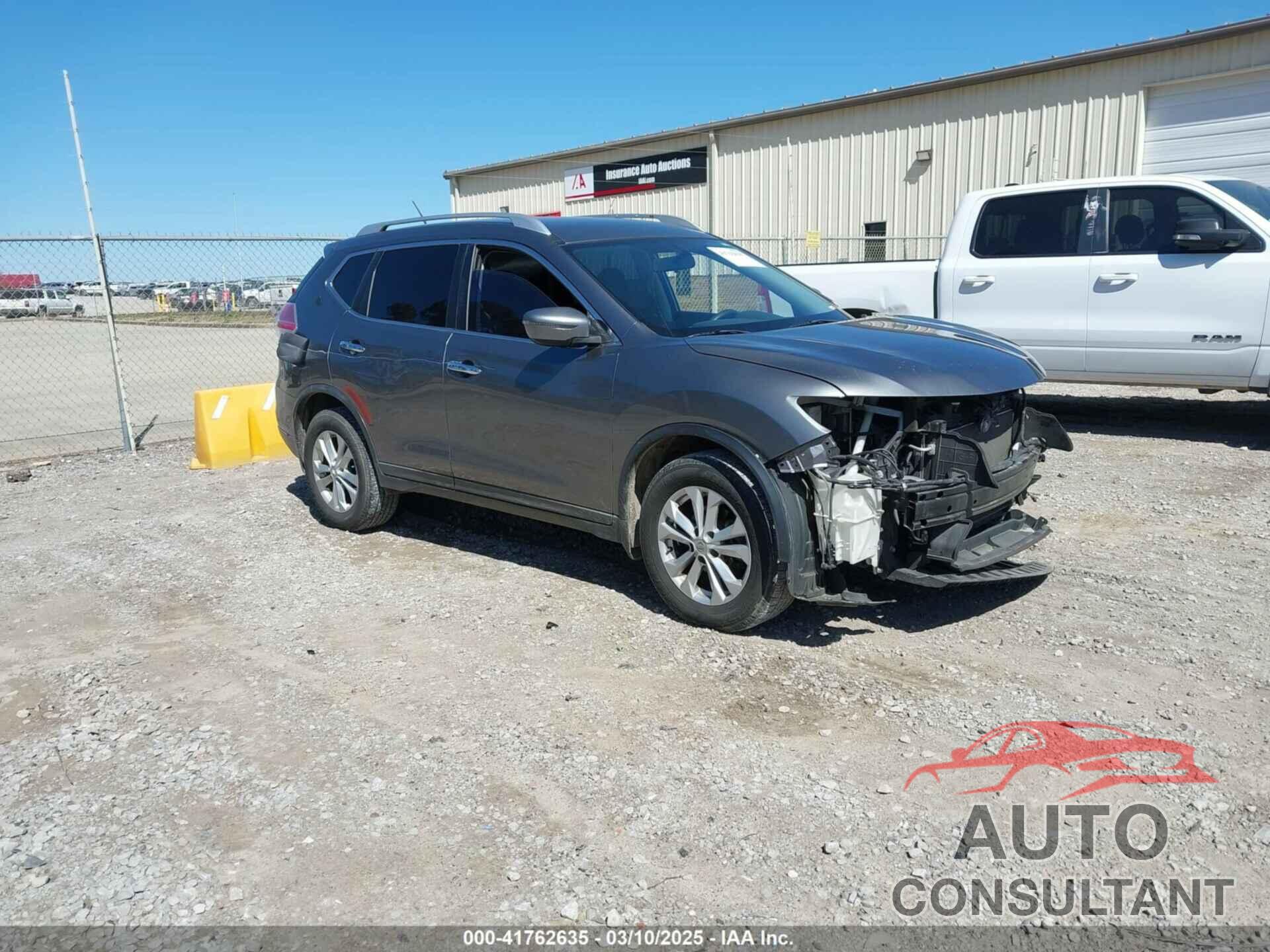 NISSAN ROGUE 2016 - KNMAT2MT4GP687643