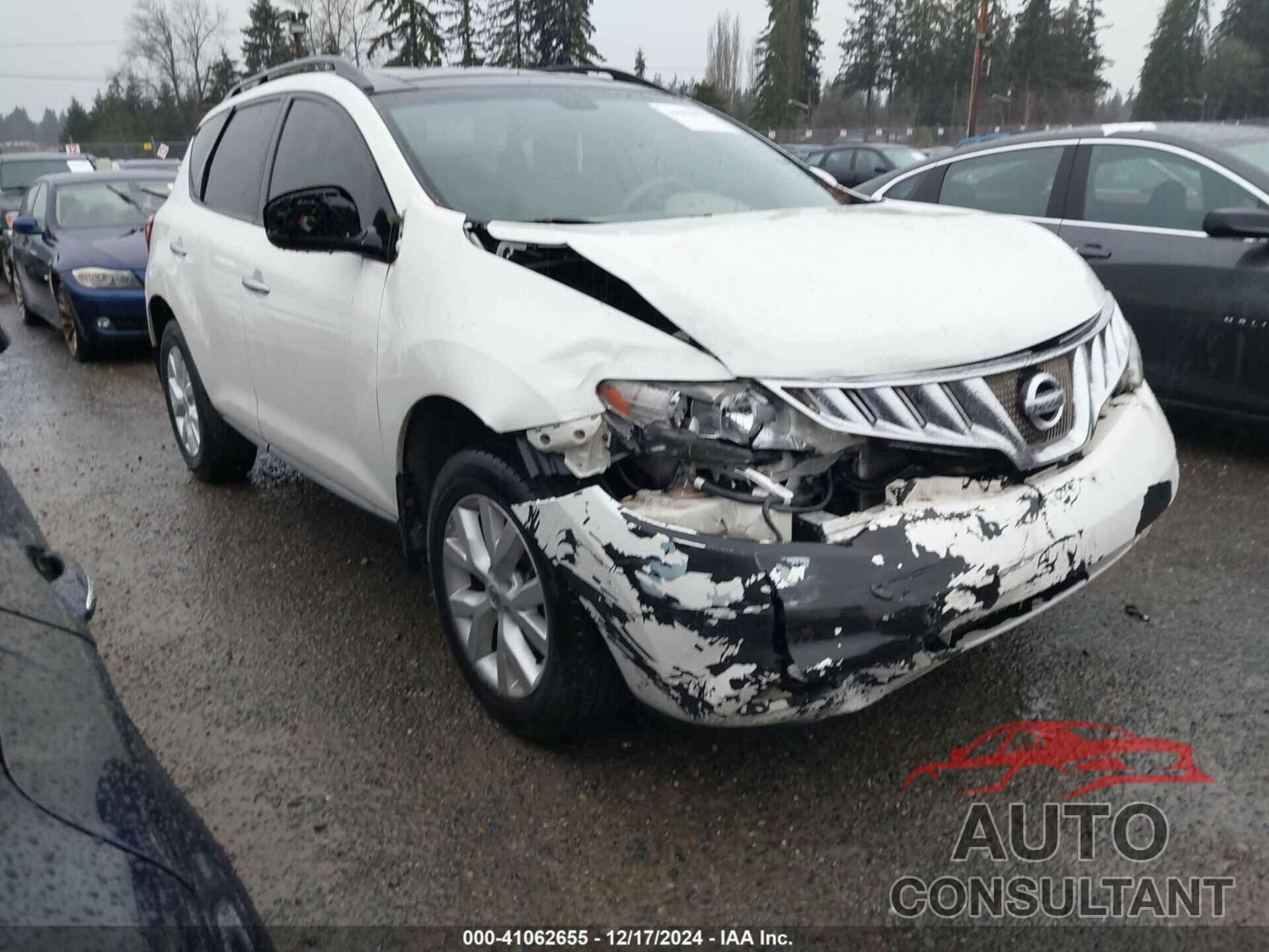 NISSAN MURANO 2012 - JN8AZ1MU3CW122225