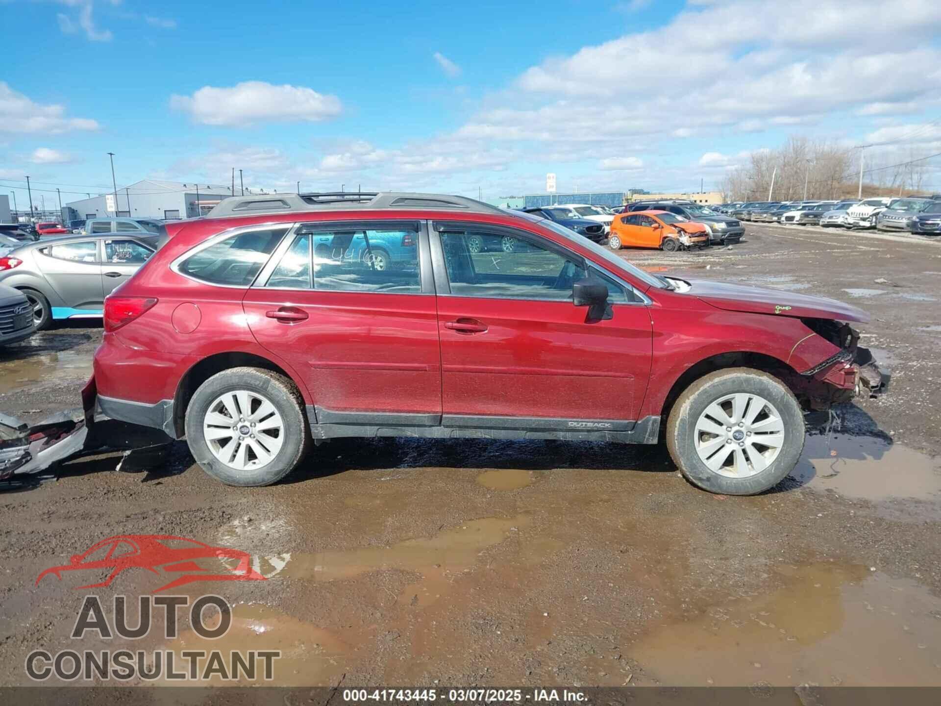 SUBARU OUTBACK 2017 - 4S4BSAAC4H3393041