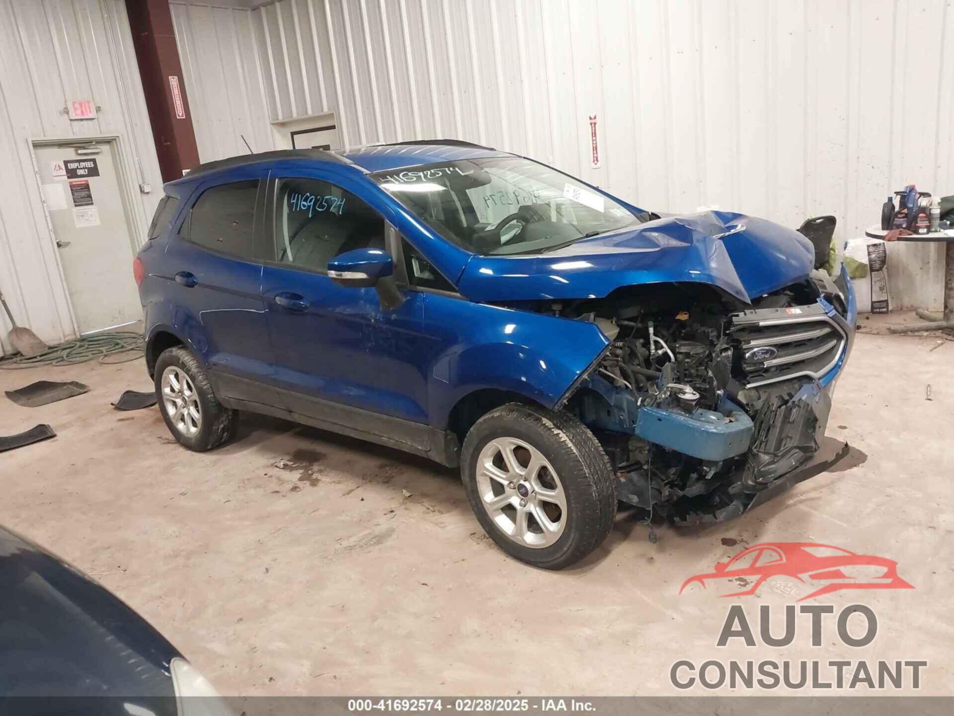 FORD ECOSPORT 2021 - MAJ6S3GL0MC404061