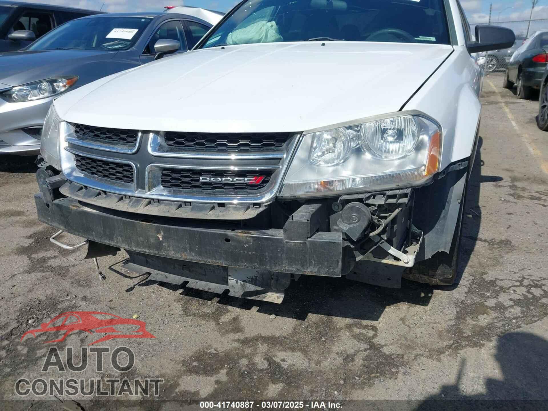 DODGE AVENGER 2013 - 1C3CDZAB8DN643585