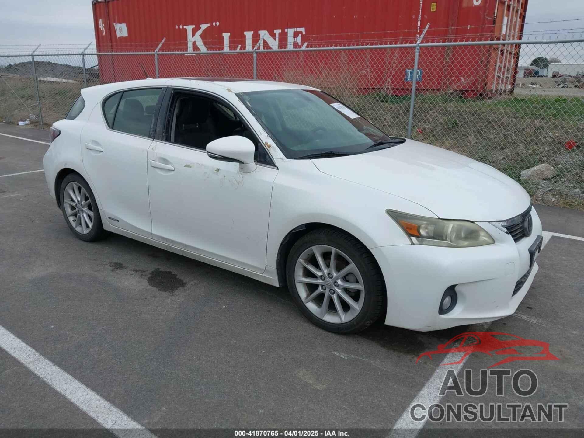 LEXUS CT 200H 2013 - JTHKD5BH1D2132643