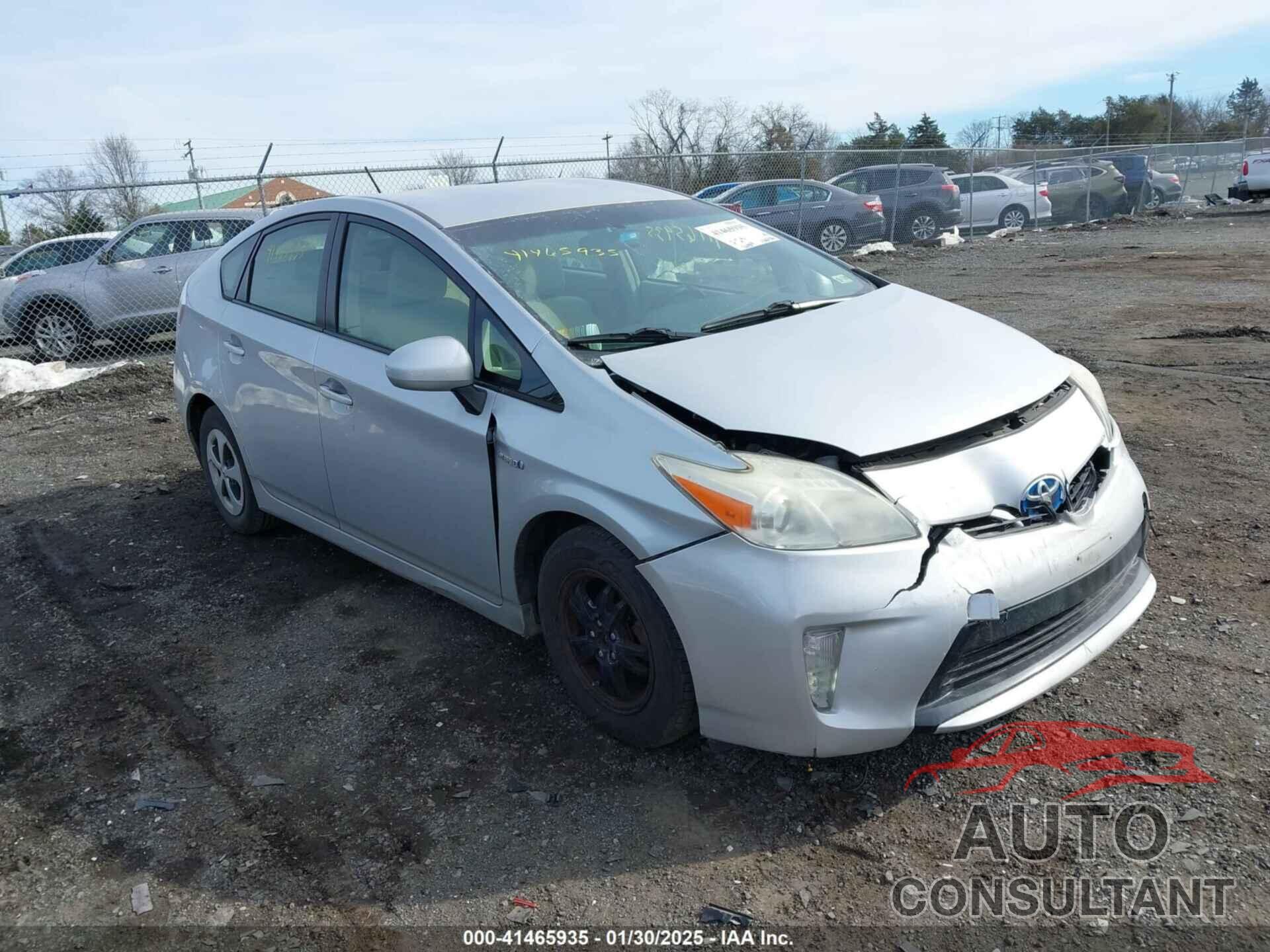 TOYOTA PRIUS 2012 - JTDKN3DU1C5468352