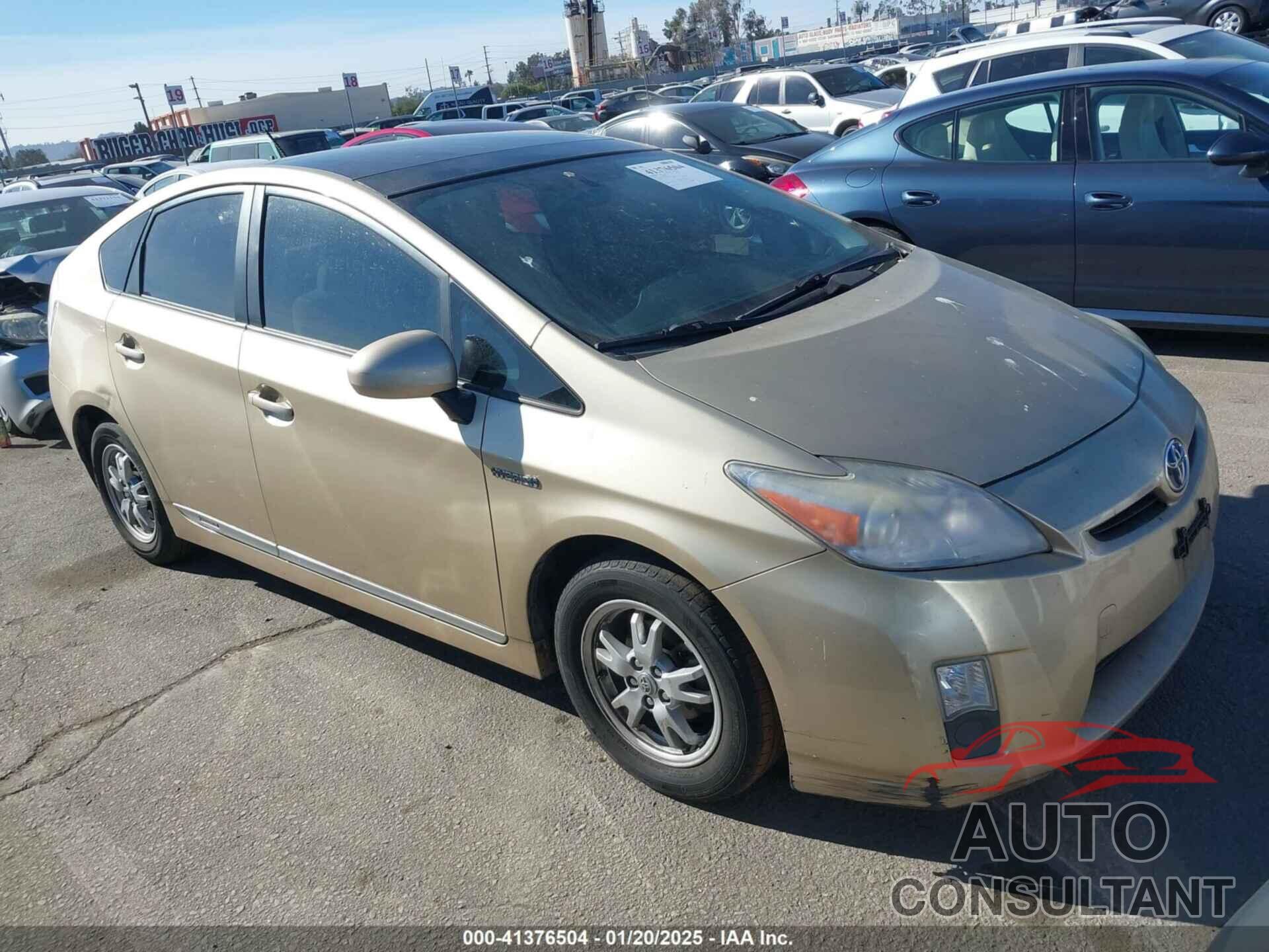 TOYOTA PRIUS 2011 - JTDKN3DU7B1447401