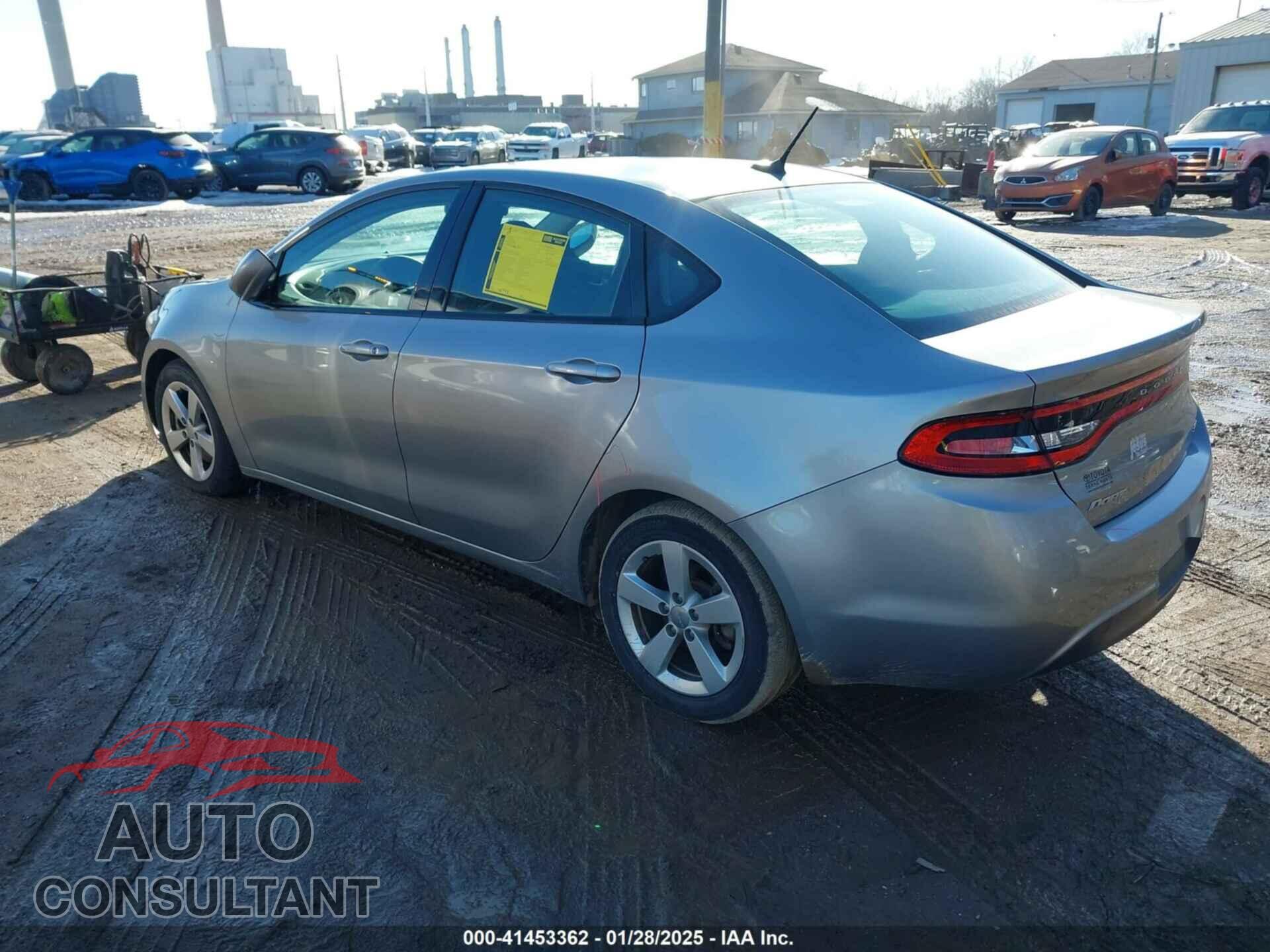 DODGE DART 2015 - 1C3CDFBBXFD390162