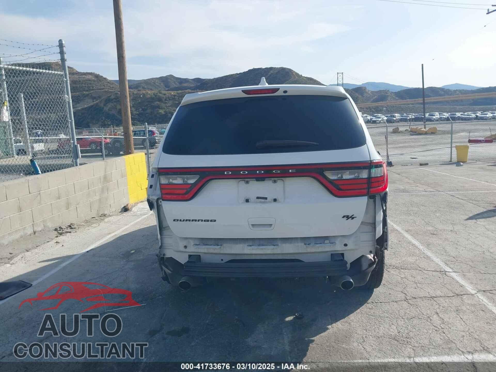 DODGE DURANGO 2018 - 1C4SDHCT6JC354784
